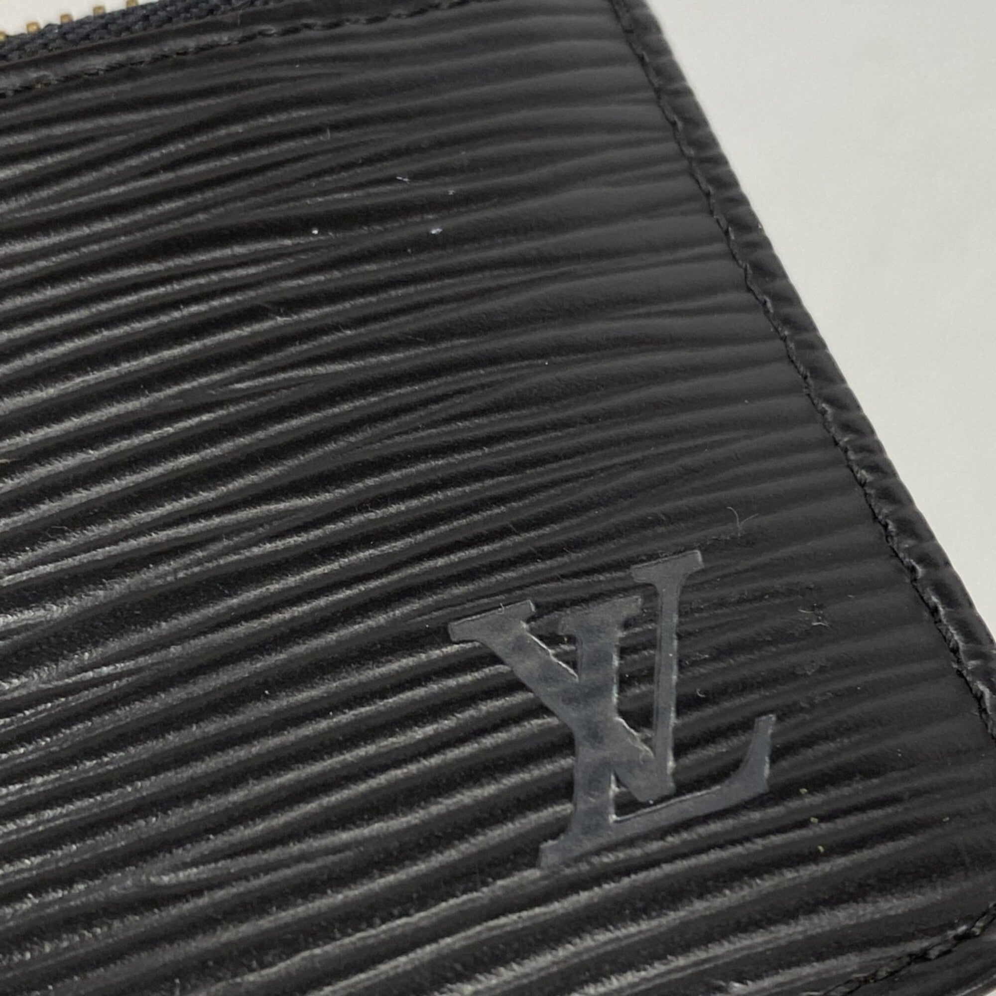 Louis Vuitton Noir Coin Purse/Coin Case (Pre-Owned)
