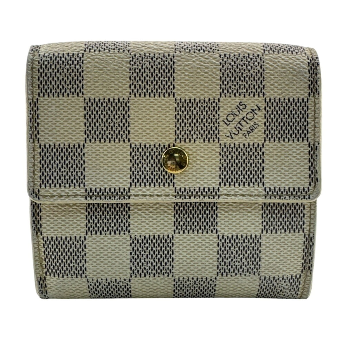 Louis Vuitton Galle White Leather Wallet (Bi-Fold) (Pre-Owned)
