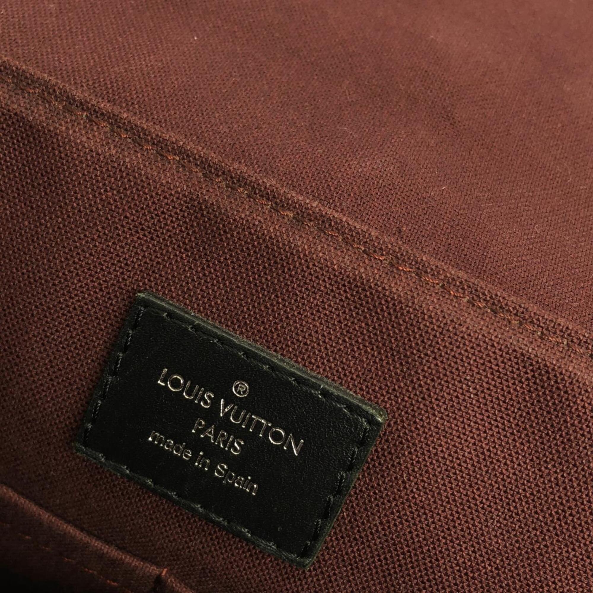 Louis Vuitton Brown Coated Canvas Shoulder Bag (Pre-Owned)