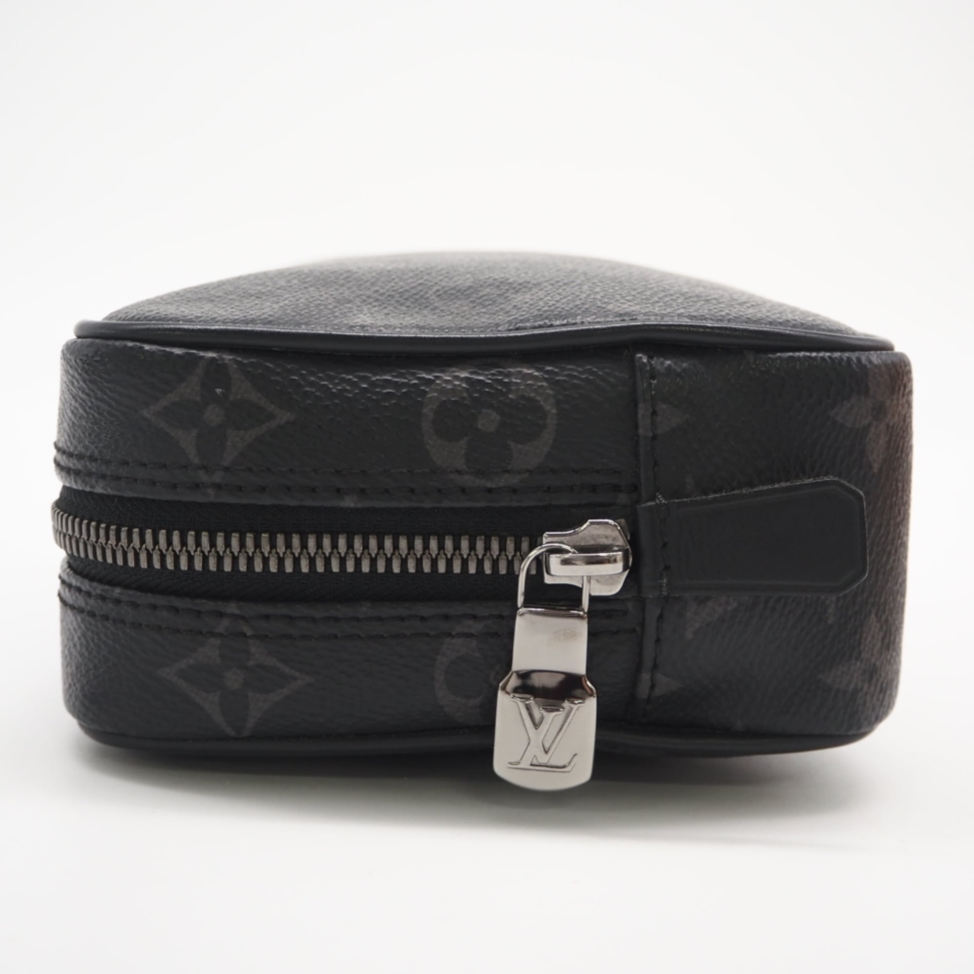 Louis Vuitton Black Gray Monogram Eclipse Pouch (Pre-Owned)
