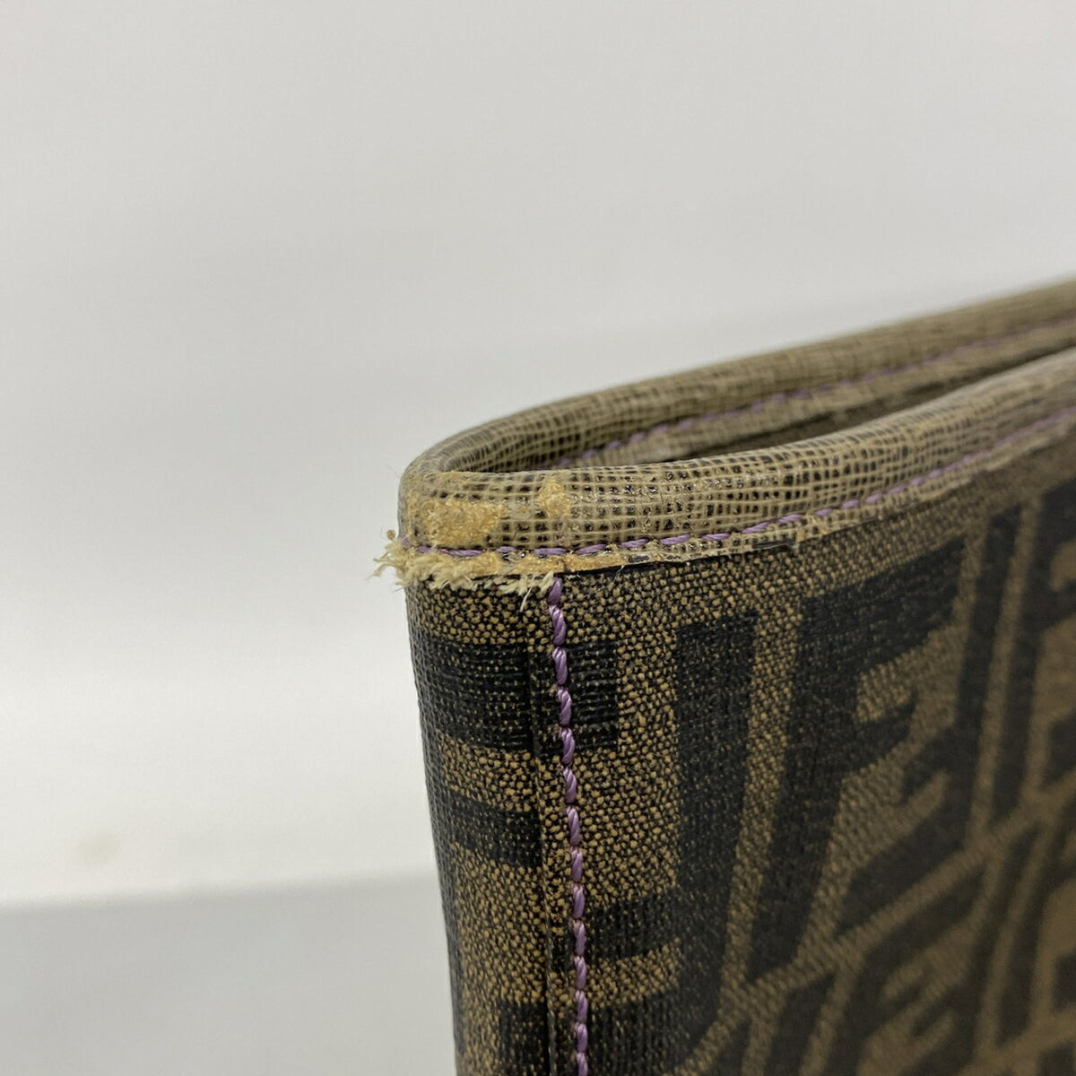 Fendi Brown Pvc Tote Bag (Pre-Owned)