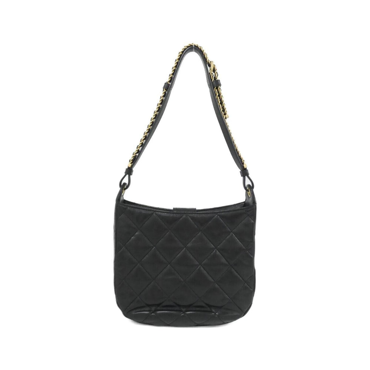 Chanel Black Leather Shoulder Bag (Pre-Owned)
