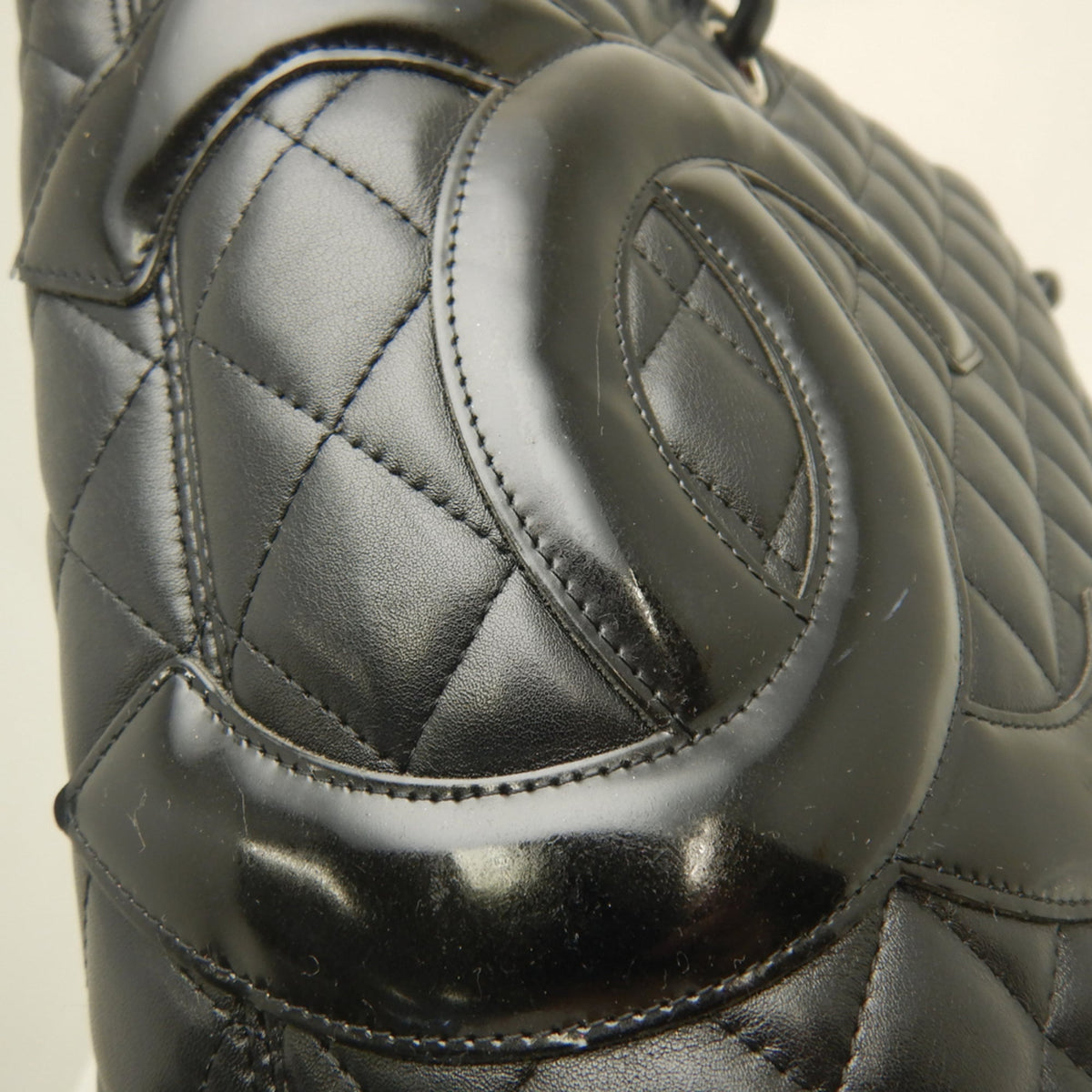 Chanel Black Leather Tote Bag (Pre-Owned)