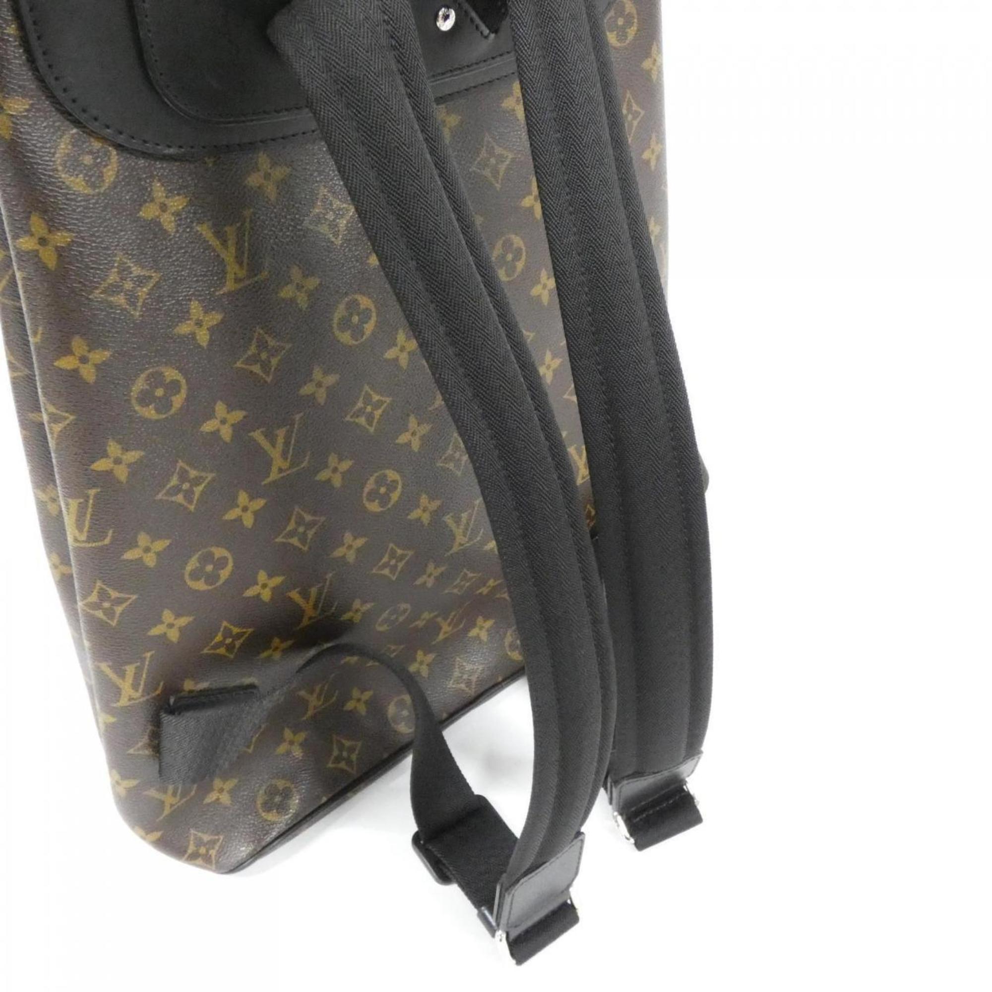 Louis Vuitton Brown Coated Canvas Backpack (Pre-Owned)