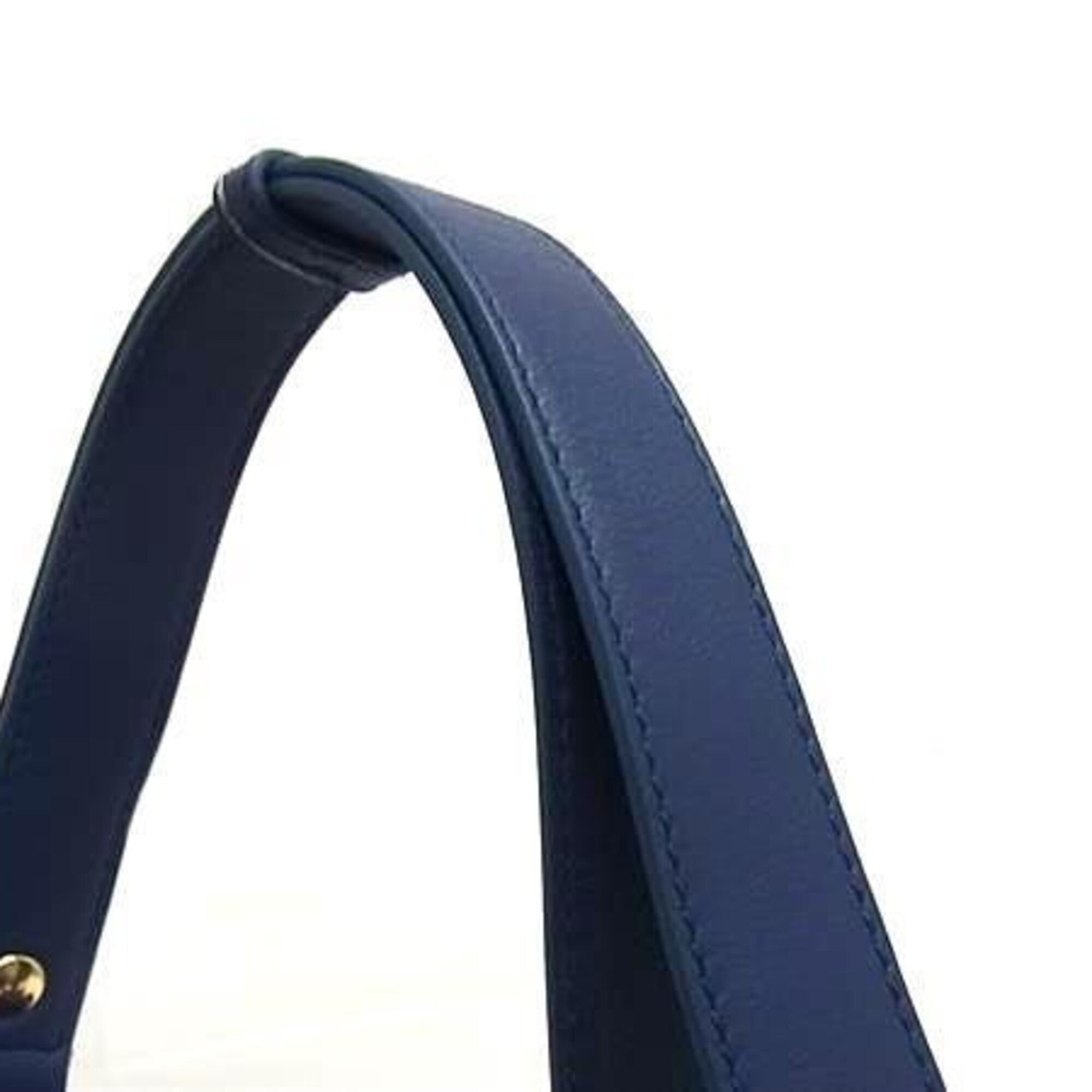 Salvatore Ferragamo Blue Leather Shoulder Bag (Pre-Owned)