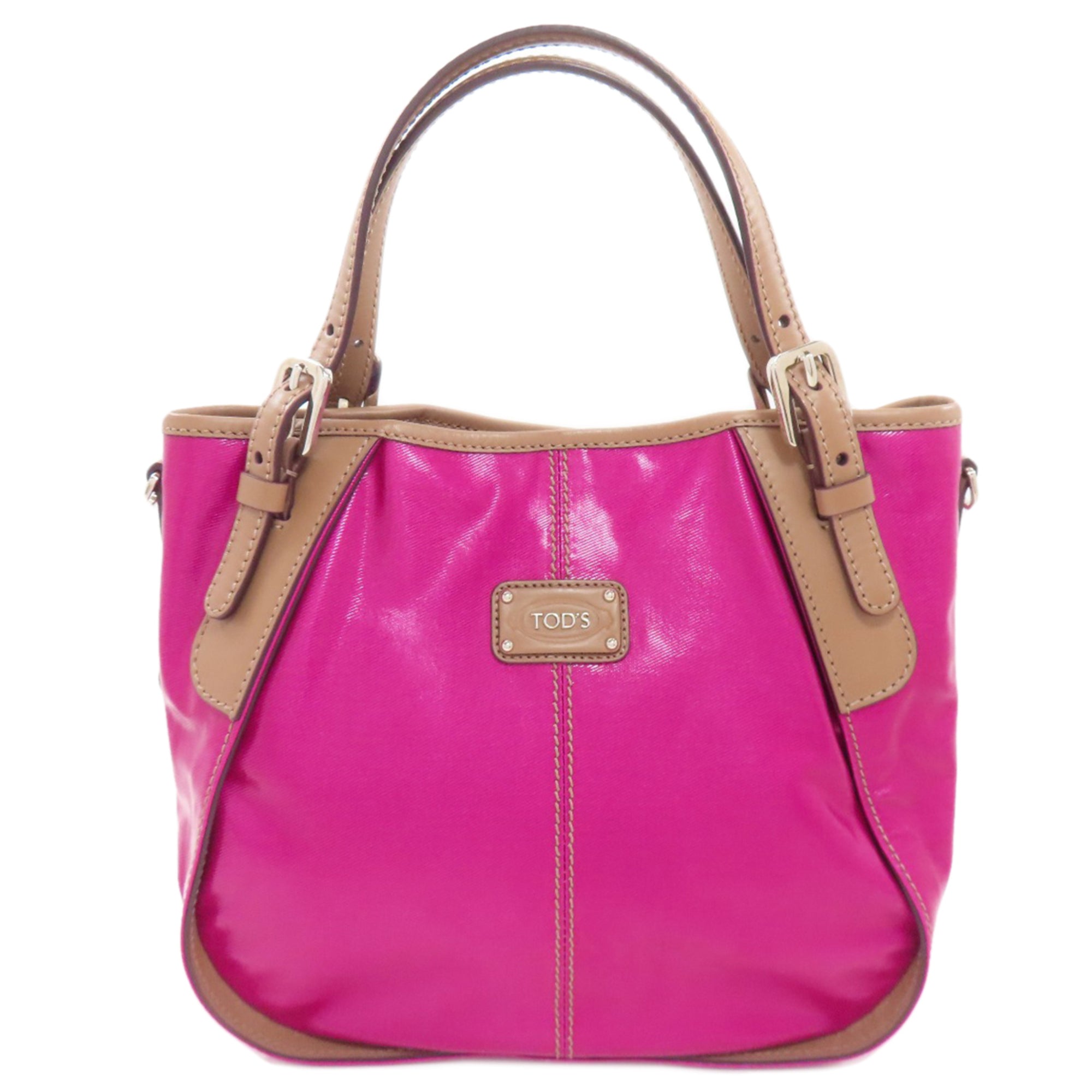 Tod's Purple Pvc Handbag (Pre-Owned)