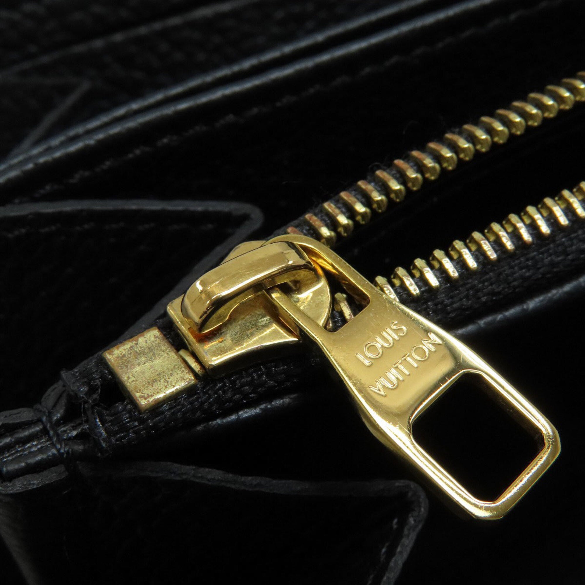 Louis Vuitton Empreinte Beige Black Monogram Empreinte Long Wallet (Bi-Fold) (Pre-Owned)