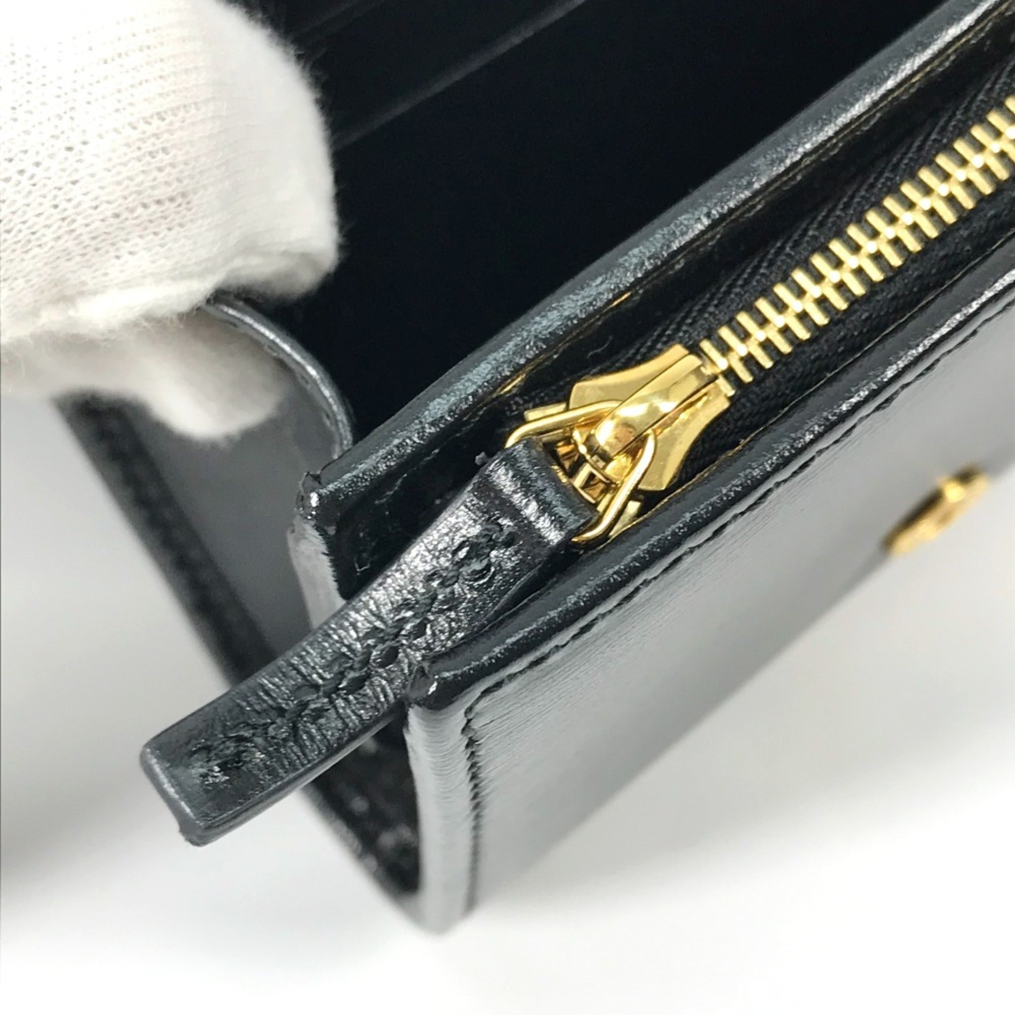 Gucci Black Leather Wallet (Bi-Fold) (Pre-Owned)