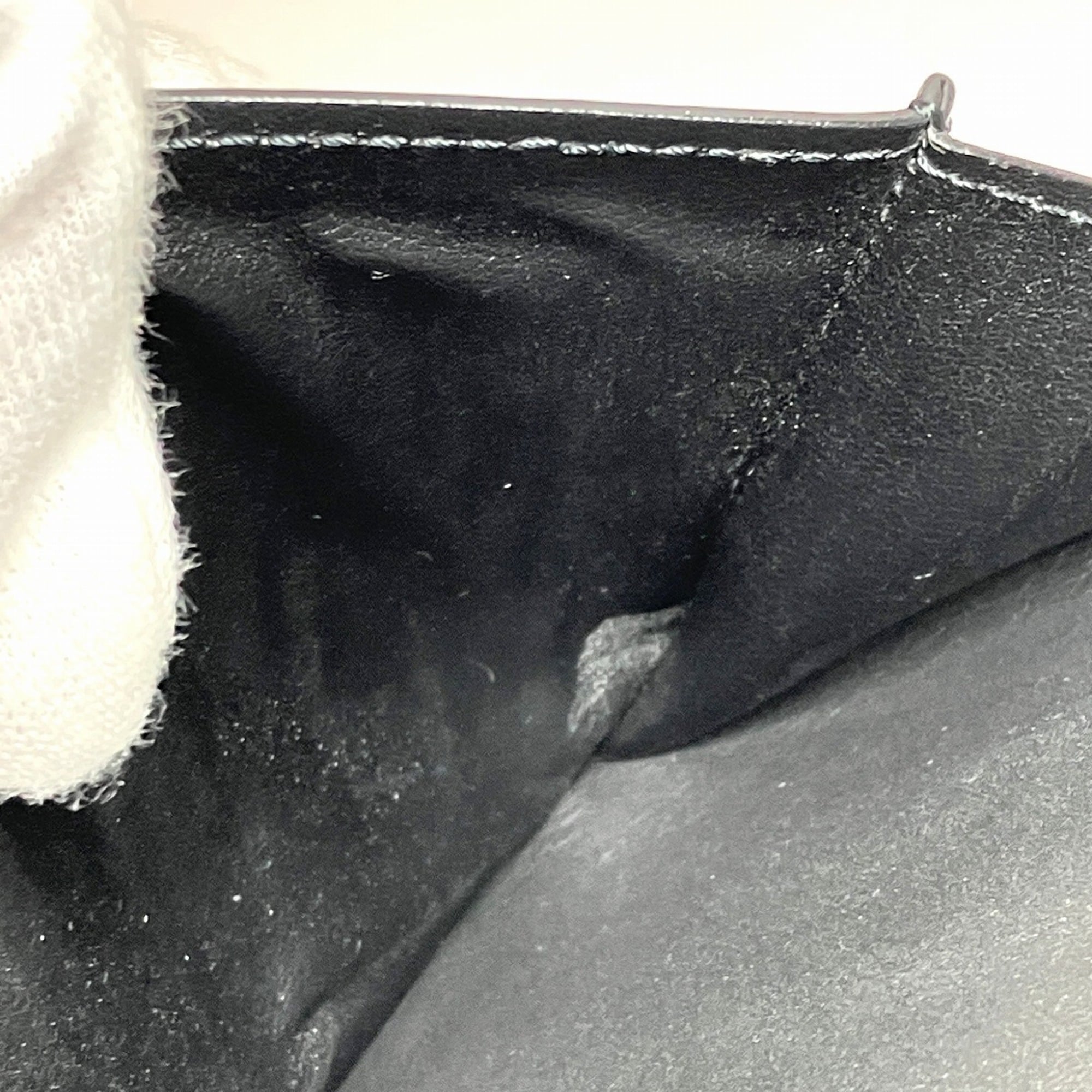 Louis Vuitton Black Leather Coin Purse/Coin Case (Pre-Owned)