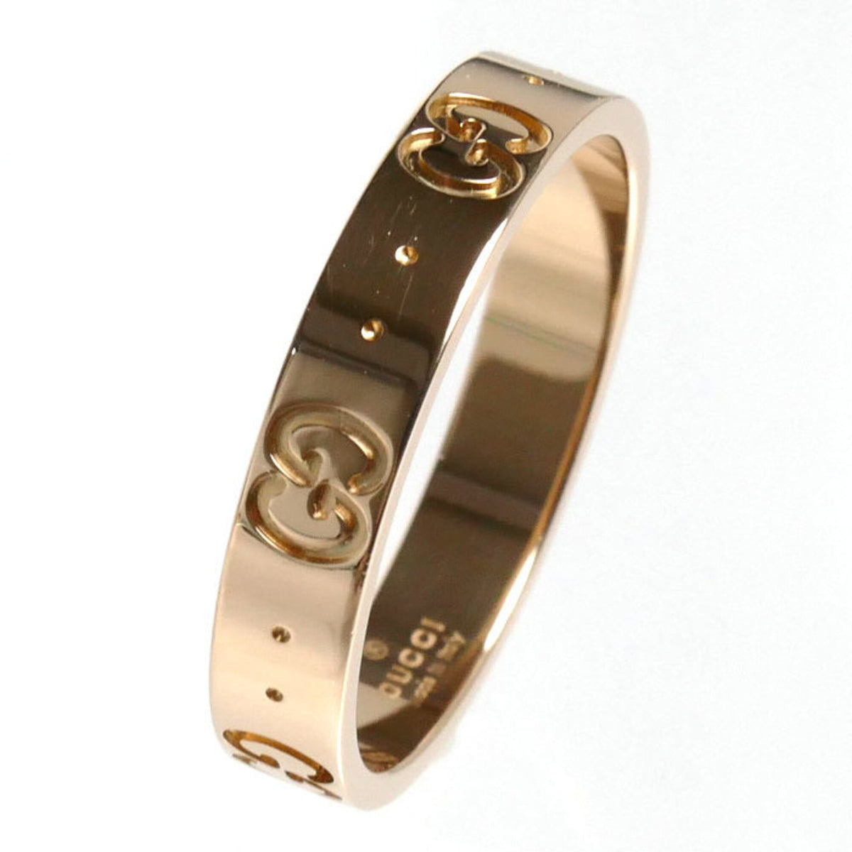 Gucci Pink Gold (18K) Band Ring (Pre-Owned)