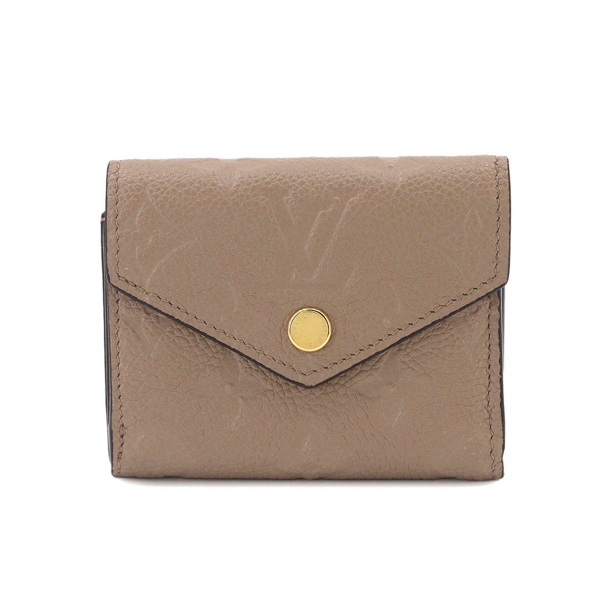 Louis Vuitton Tourterelle Monogram Empreinte Wallet (Tri-Fold) (Pre-Owned)