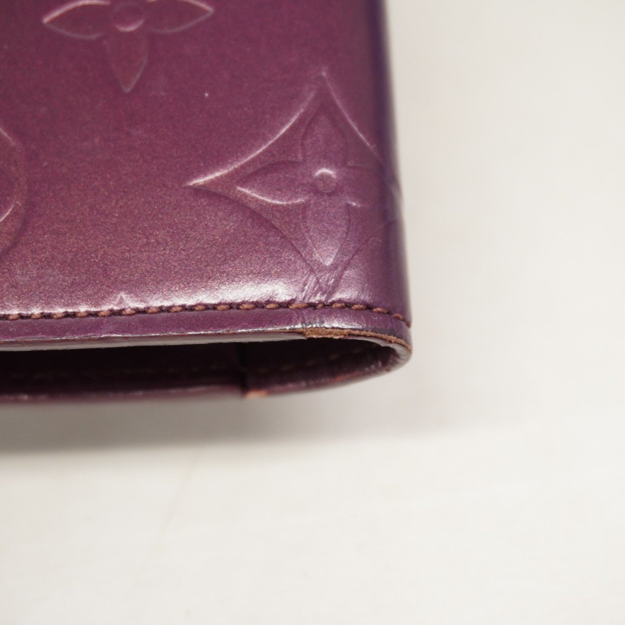 Louis Vuitton Violet Long Wallet (Tri-Fold) (Pre-Owned)