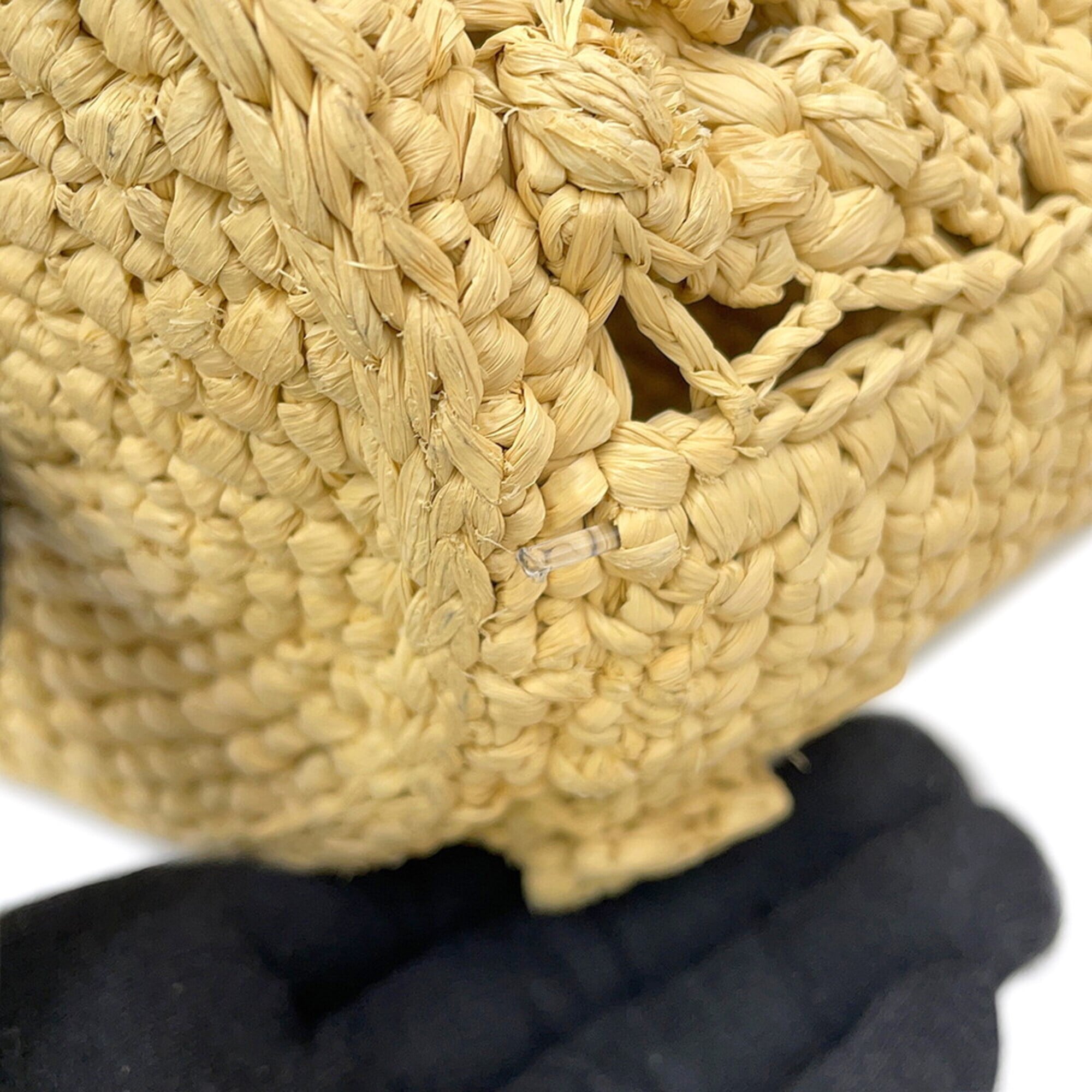Christian Dior Brown Raffia Handbag (Pre-Owned)