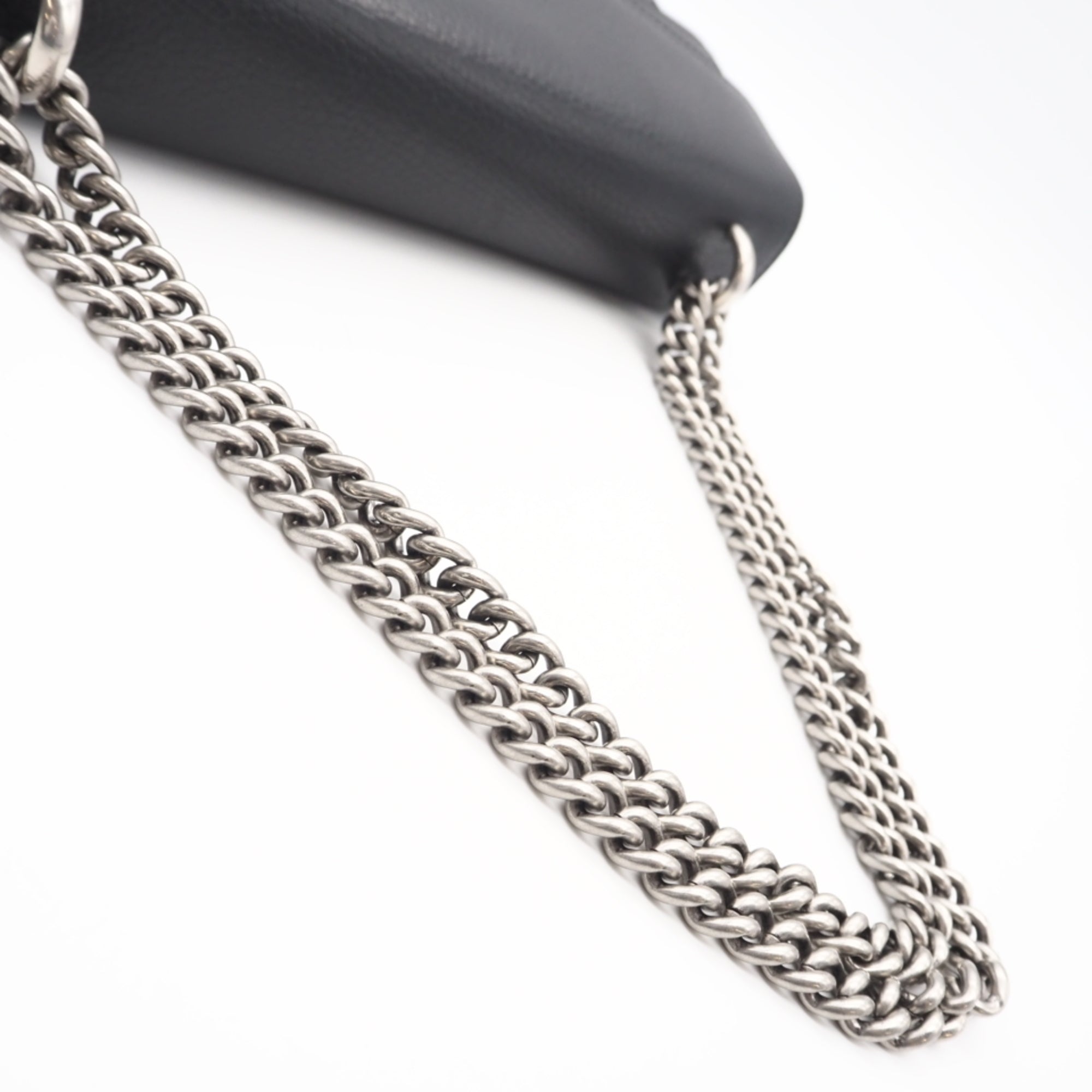 Gucci Black Leather Shoulder Bag (Pre-Owned)