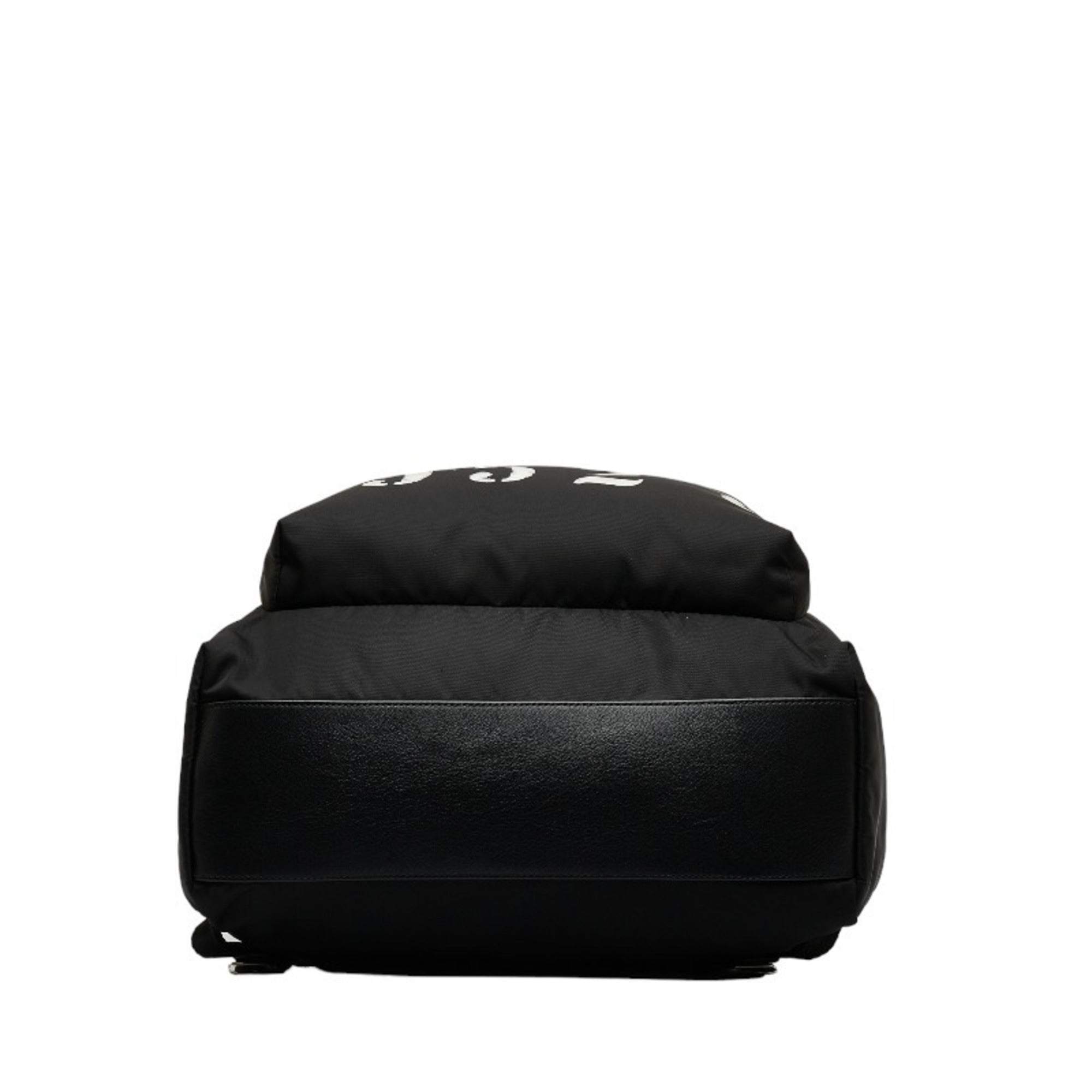 Givenchy Black Nylon Leather Clutch Bag (Pre-Owned)