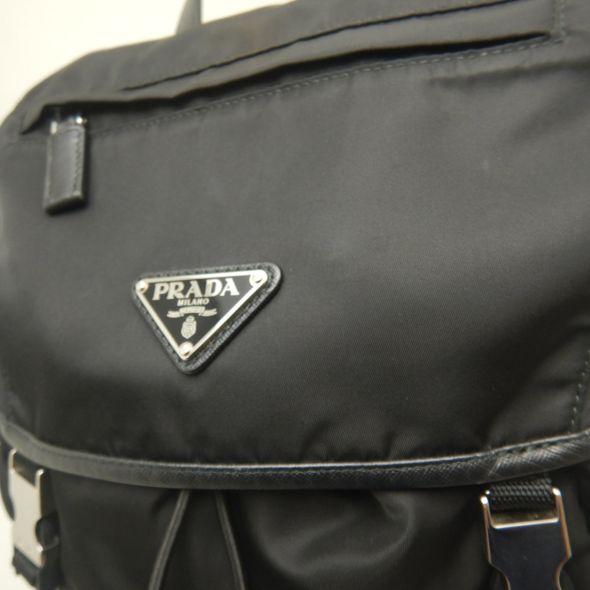Prada Nero Nylon Backpack (Pre-Owned)