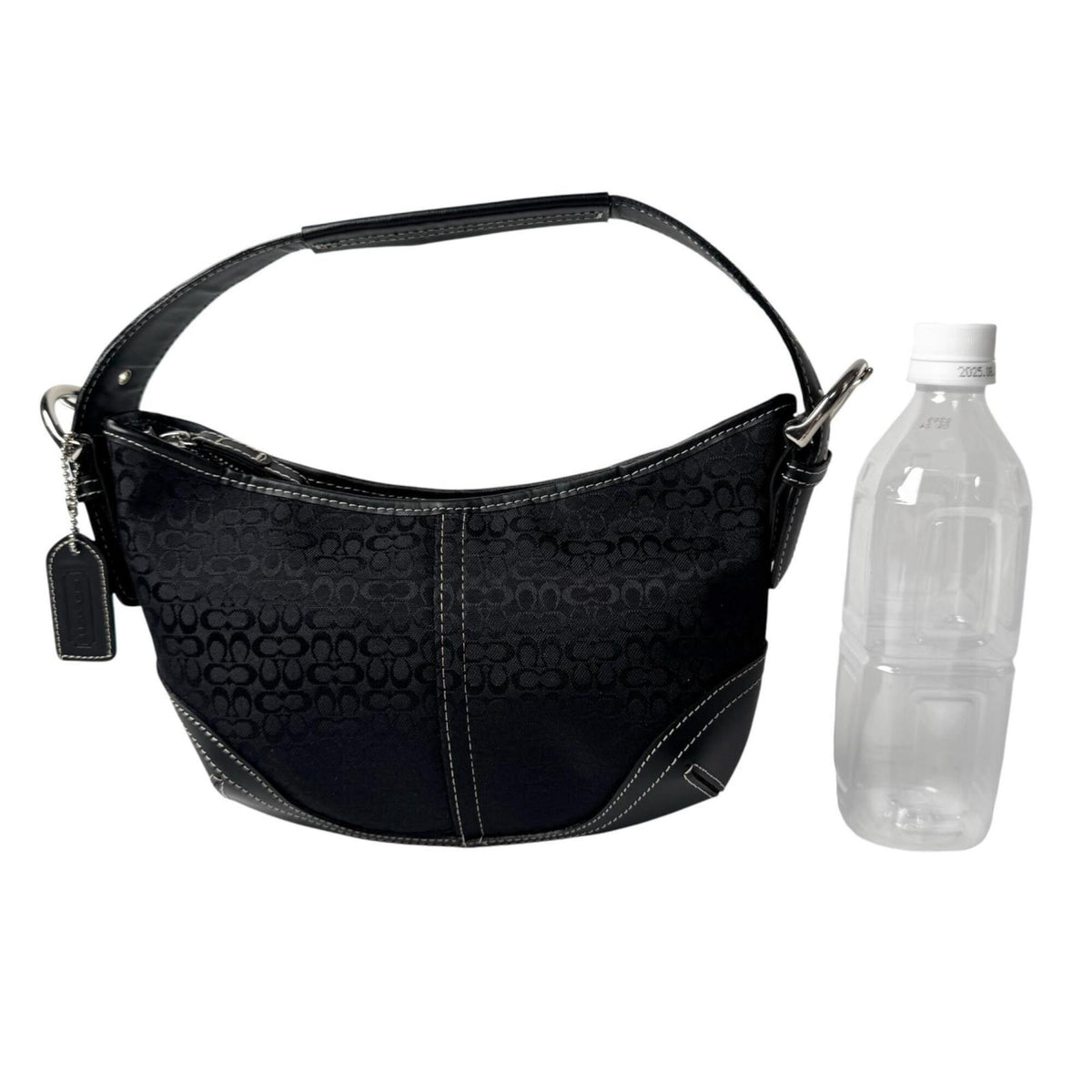 Coach Black Canvas Handbag Shoulder Bag (Pre-Owned)