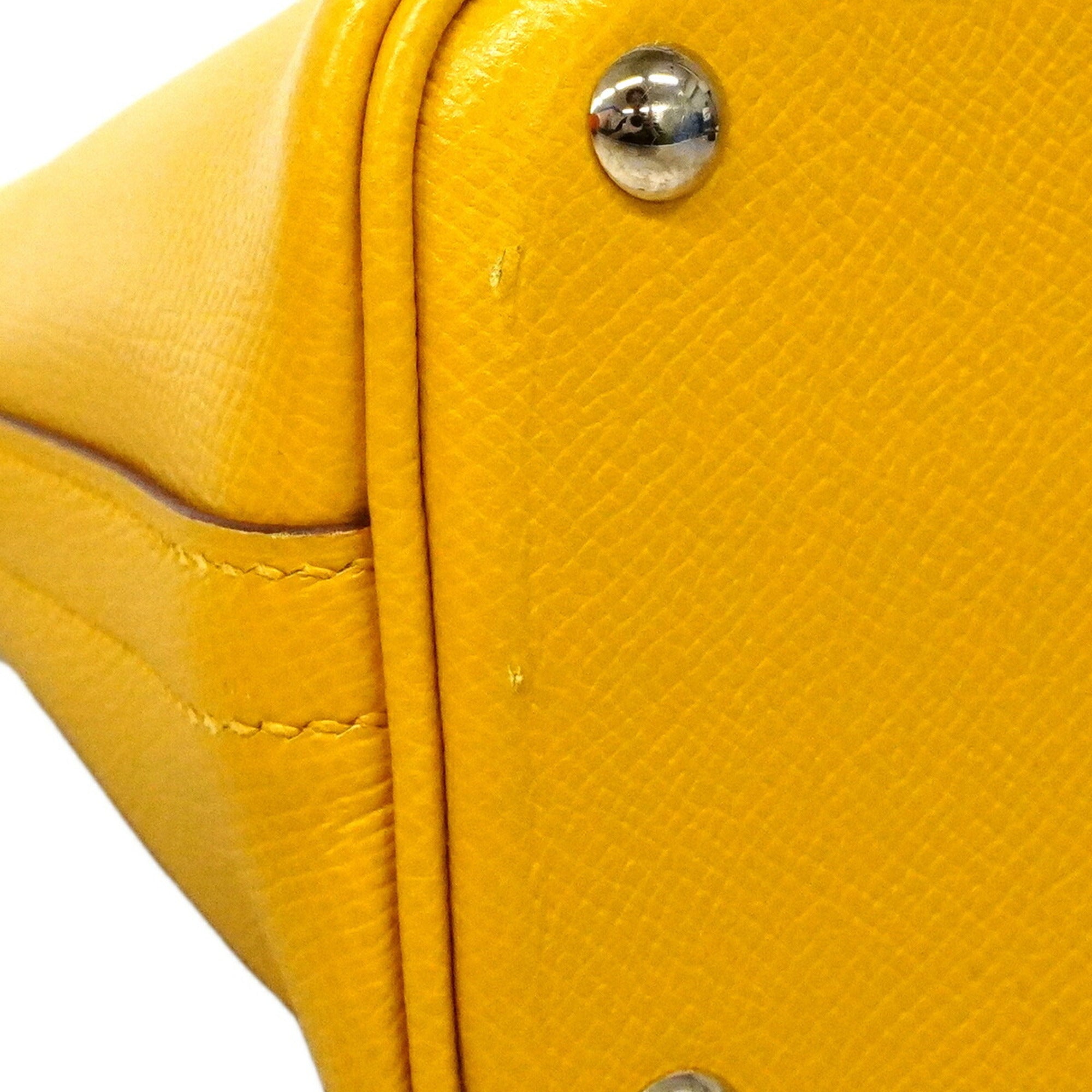 Hermes Yellow Epsom Leather Handbag (Pre-Owned)
