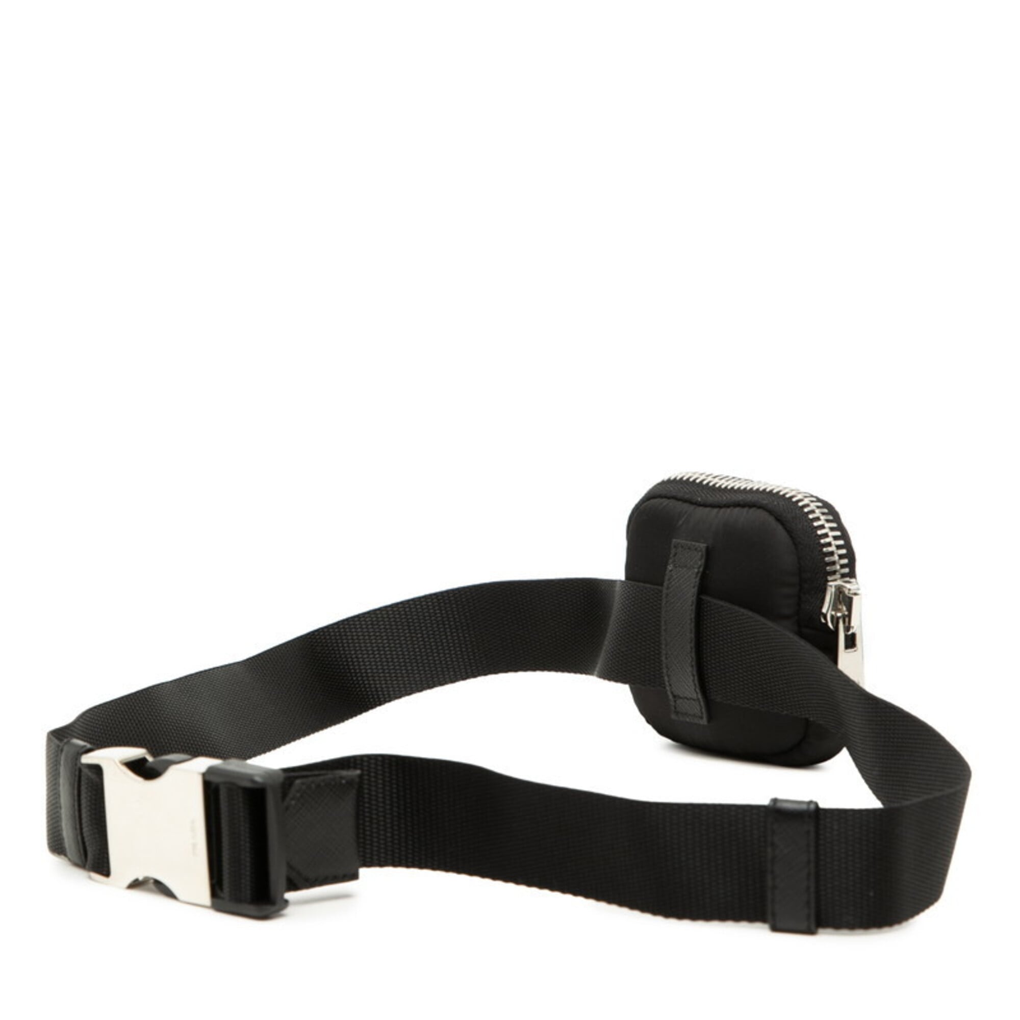 Prada Black Nylon Fanny Pack Sling Bag (Pre-Owned)