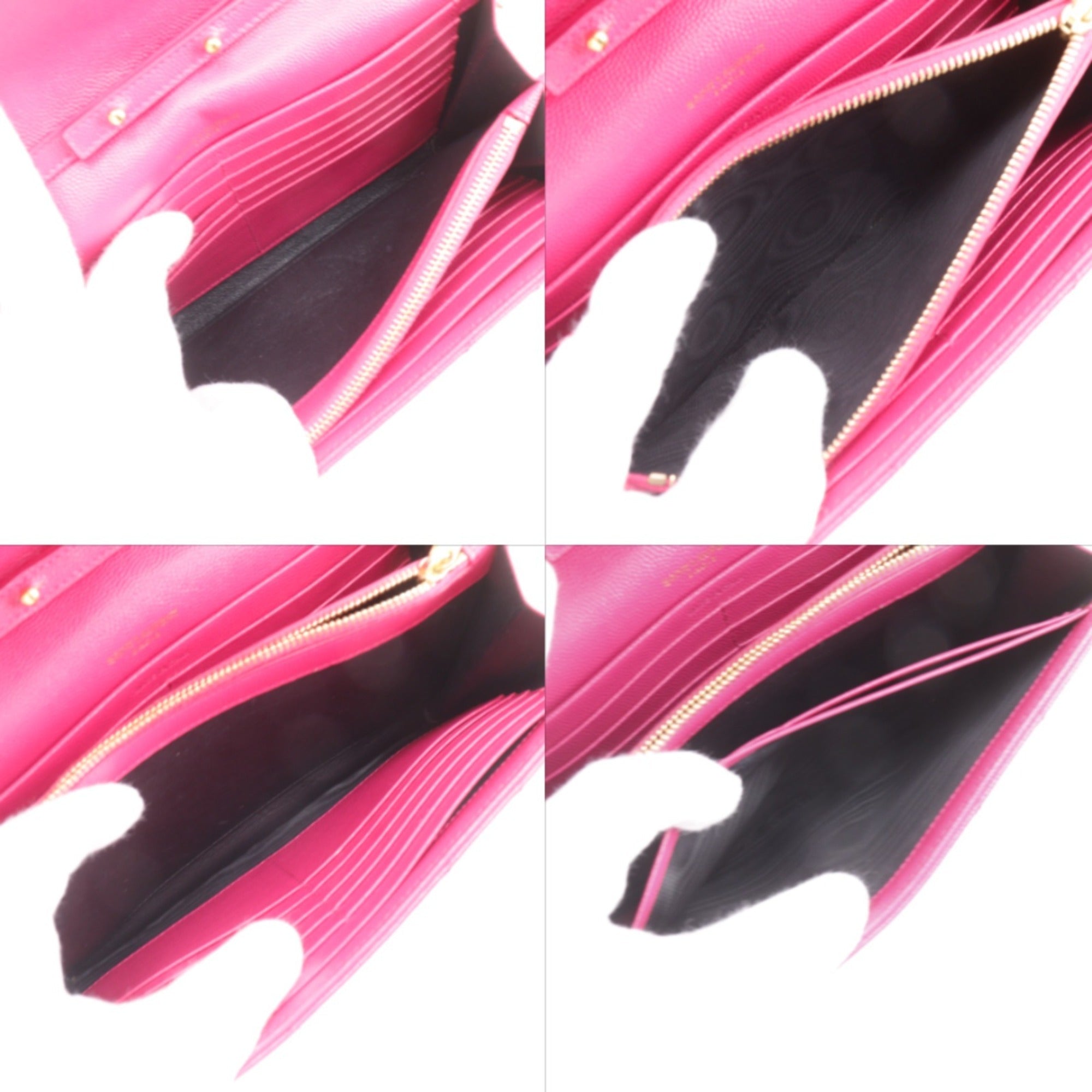 Saint Laurent Pink Leather Shoulder Bag (Pre-Owned)