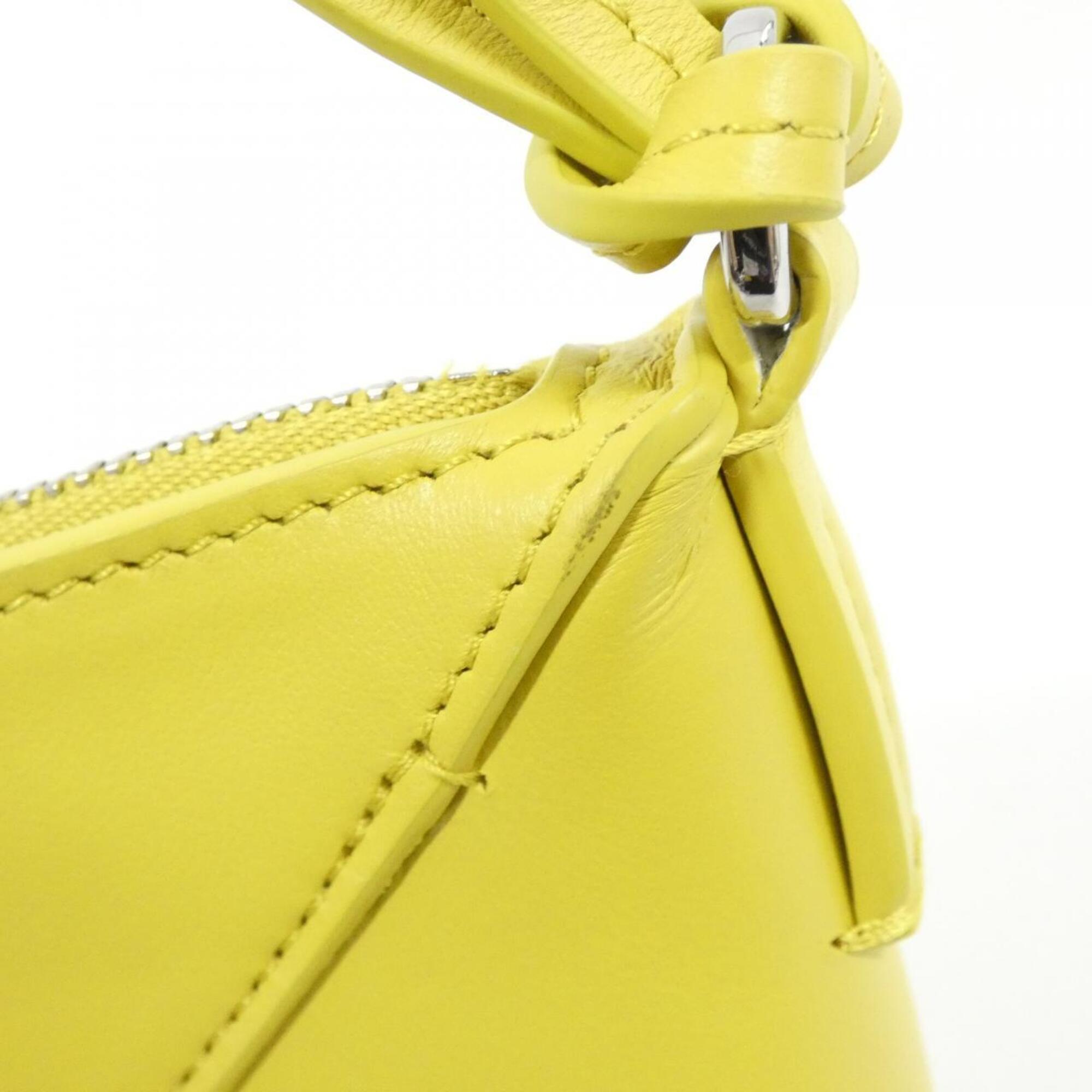 Loewe Yellow Leather Handbag Pouch (Pre-Owned)