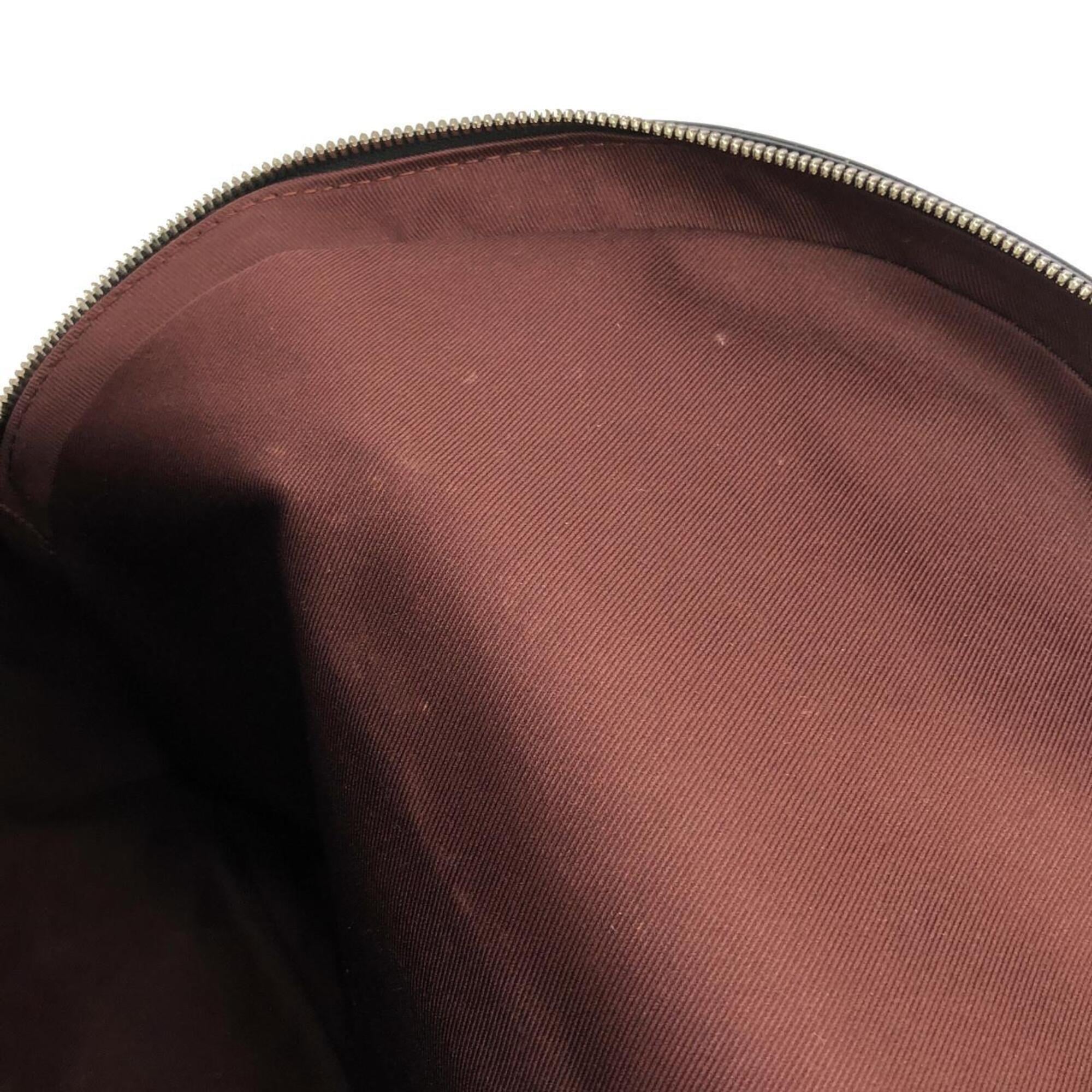 Louis Vuitton Brown Coated Canvas Backpack (Pre-Owned)