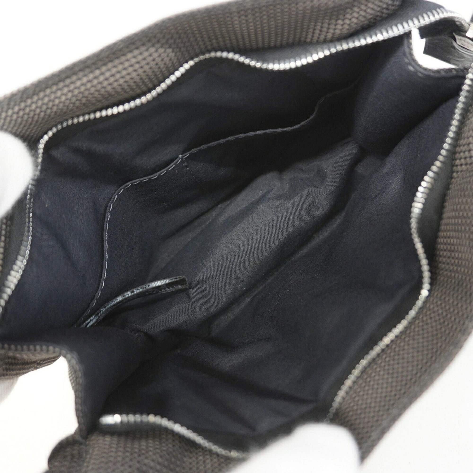 Hermes Gray Nylon Pouch (Pre-Owned)
