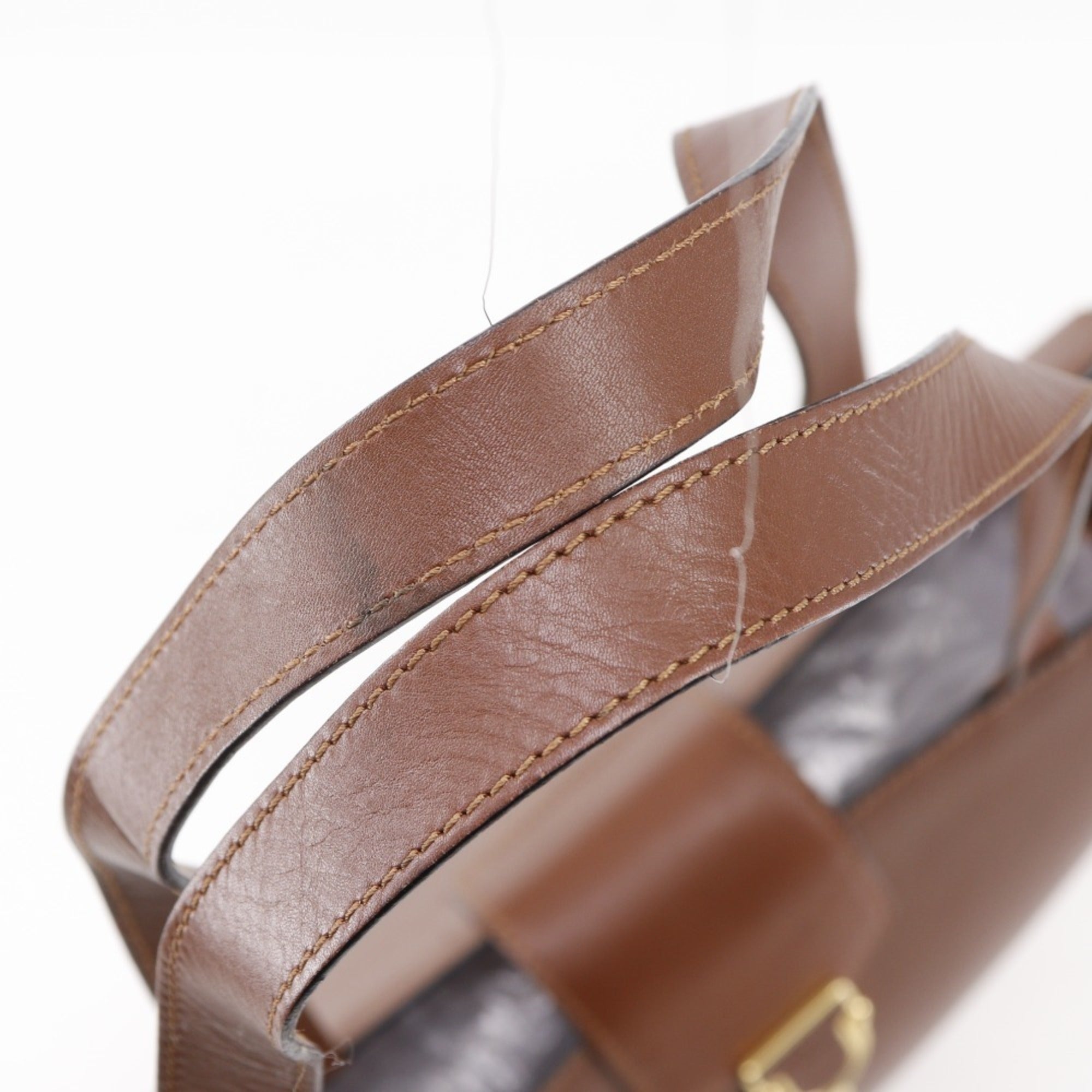 Celine Brown Leather Tote Bag (Pre-Owned)