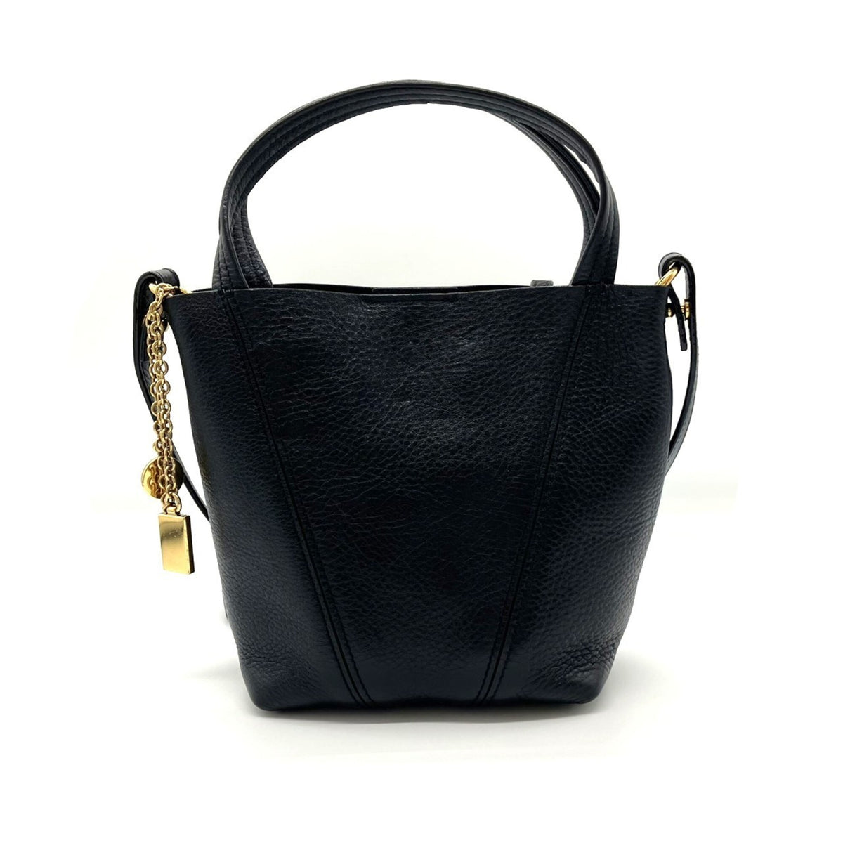 Chloé Black Leather Tote Bag (Pre-Owned)