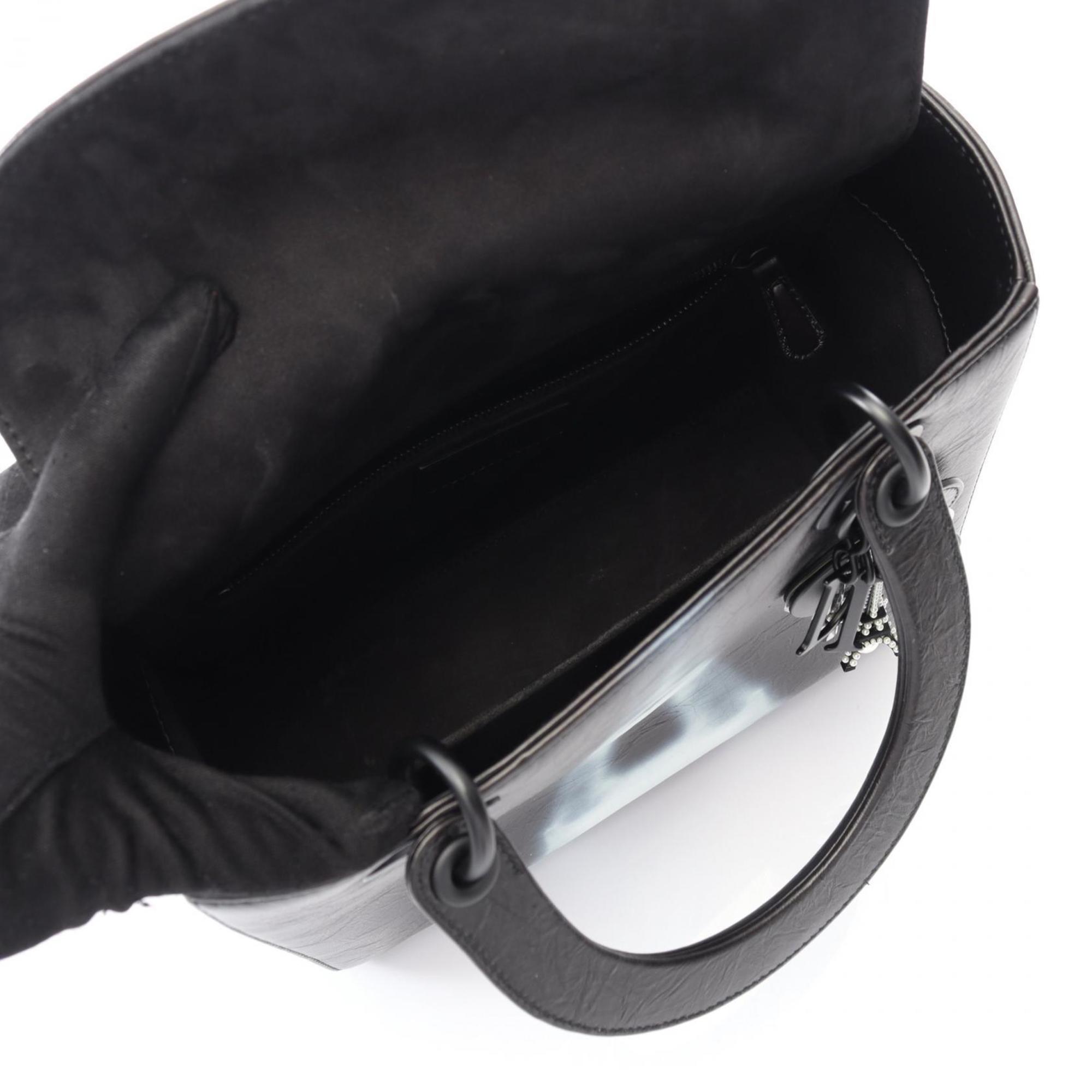 Christian Dior Black Leather Handbag (Pre-Owned)