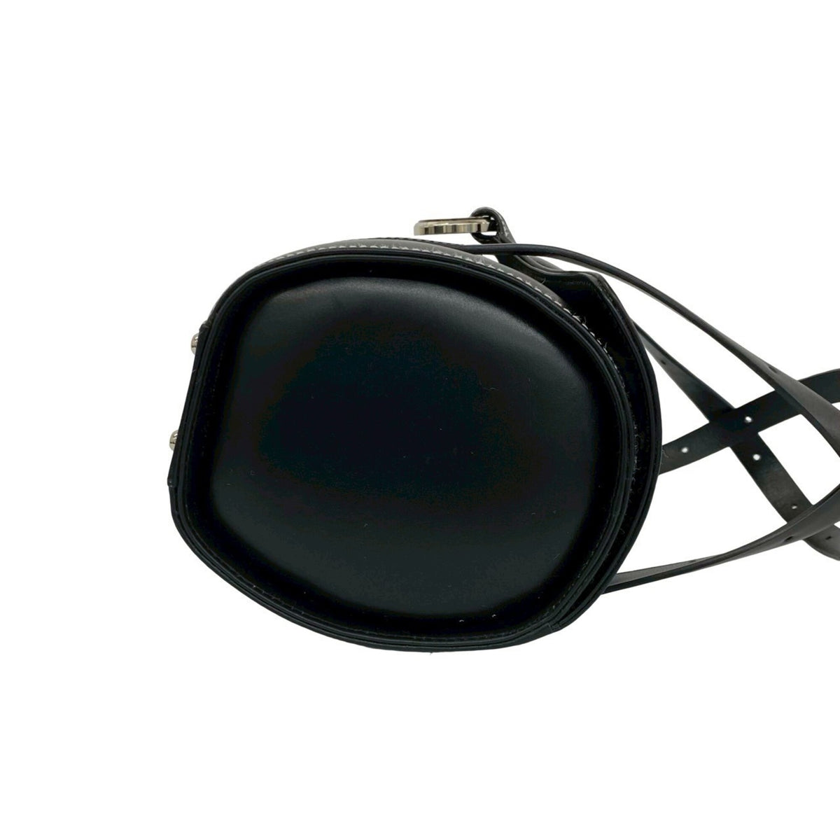 Loewe Black Leather Boston Bag Handbag (Pre-Owned)