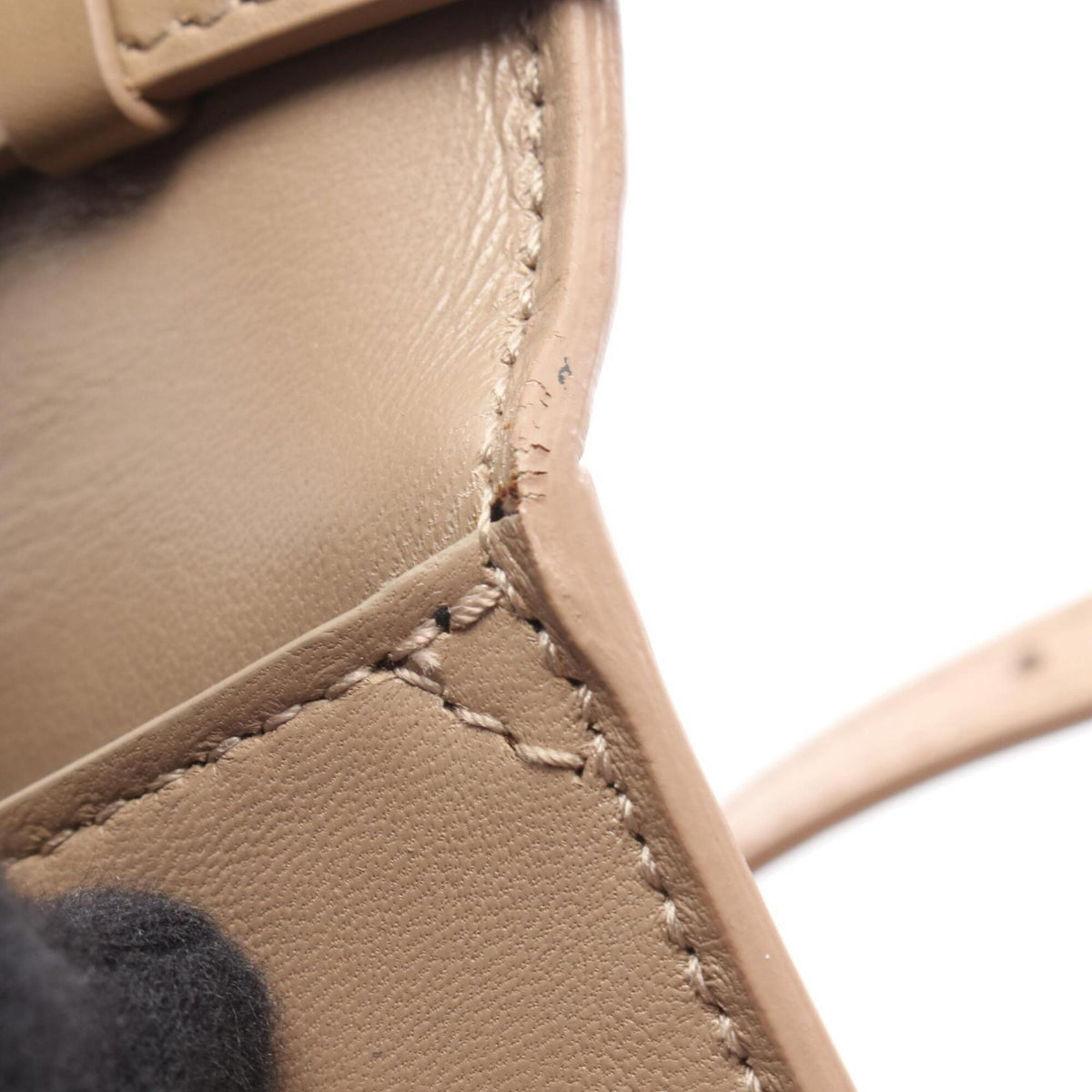 Balenciaga Beige Leather Handbag Shoulder Bag (Pre-Owned)