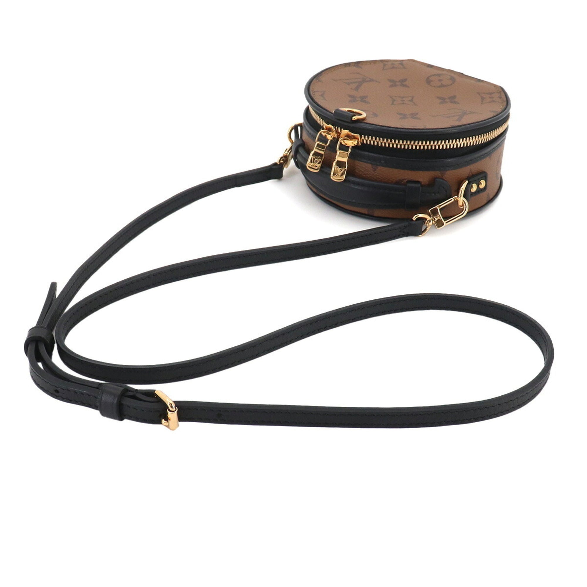 Louis Vuitton Monogram Reverse Monogram Reverse Handbag Pouch Shoulder Bag (Pre-Owned)
