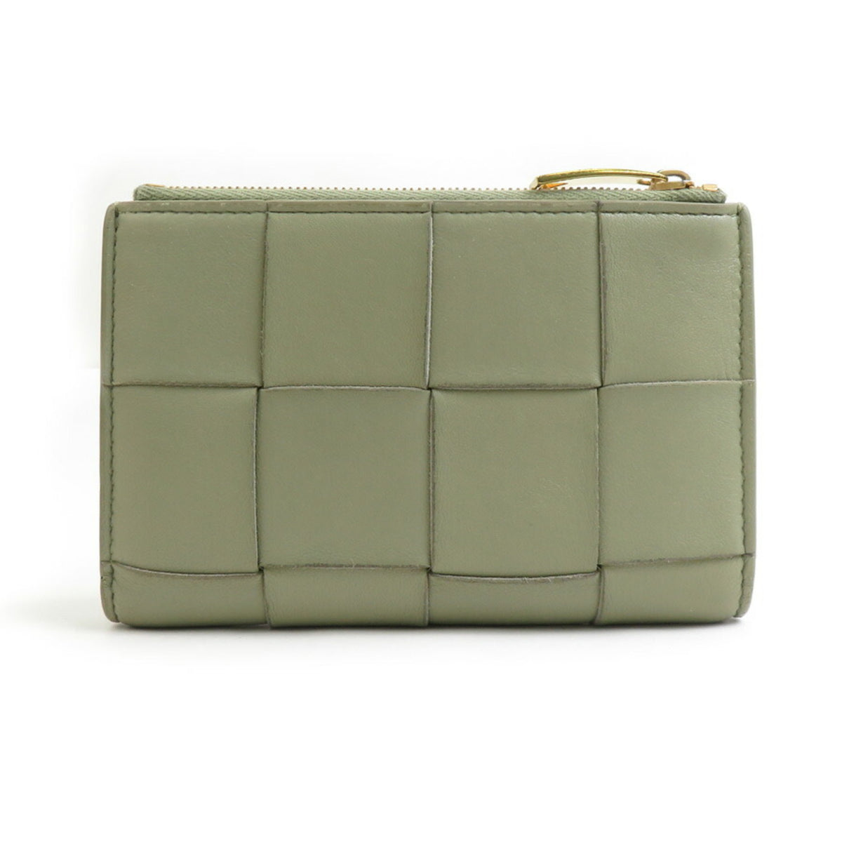 Bottega Veneta Green Leather Wallet (Bi-Fold) (Pre-Owned)