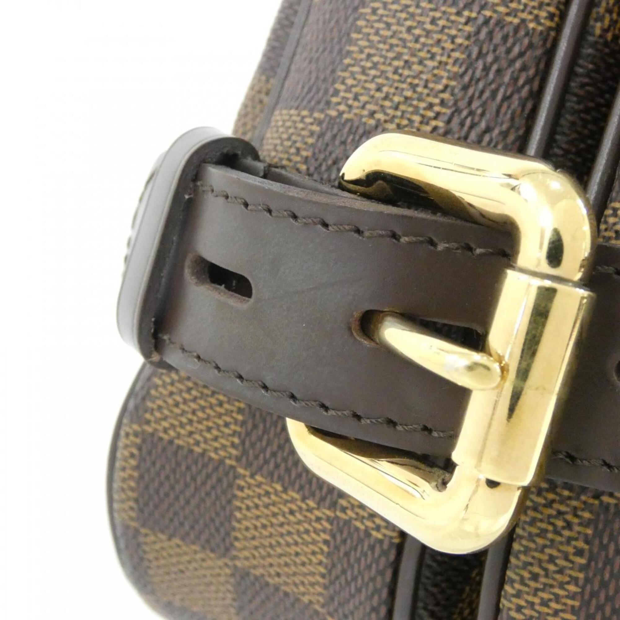 Louis Vuitton Damier Damier Canvas Ebene Damier Canvas Shoulder Bag (Pre-Owned)