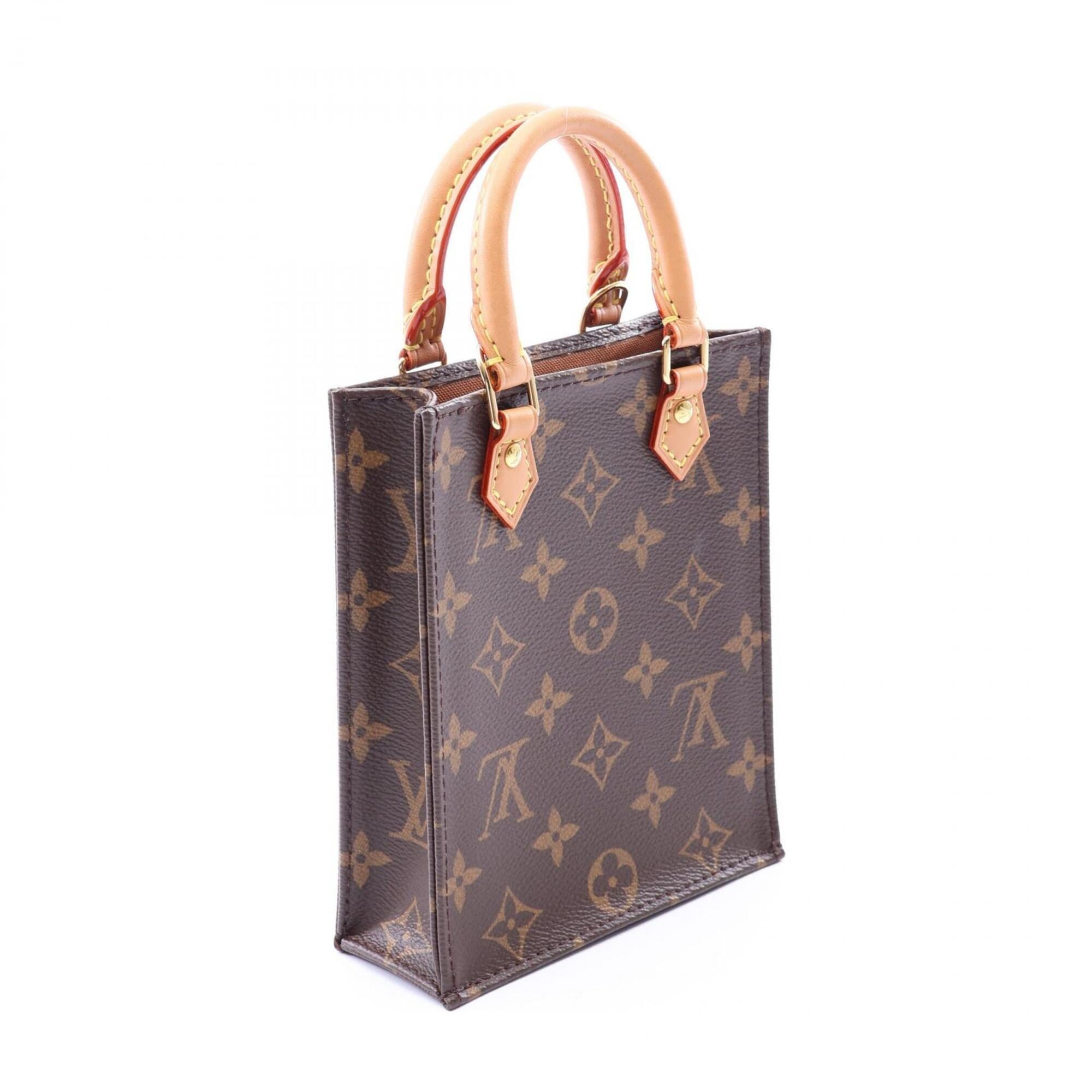 Louis Vuitton Brown Coated Canvas Leather Handbag (Pre-Owned)