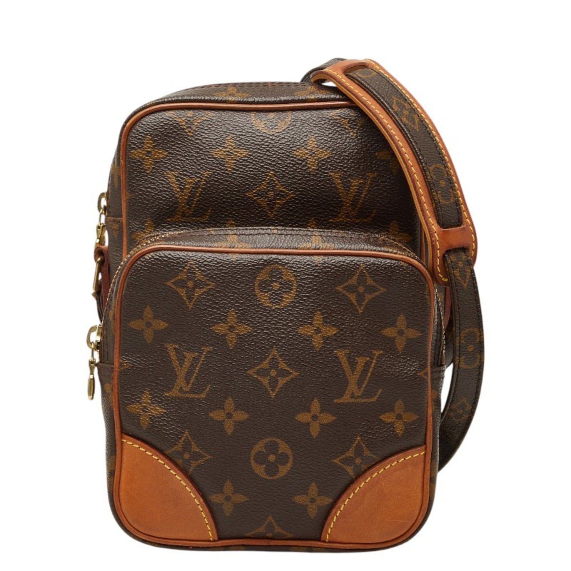 Louis Vuitton Monogram Brown Pvc Leather Shoulder Bag (Pre-Owned)
