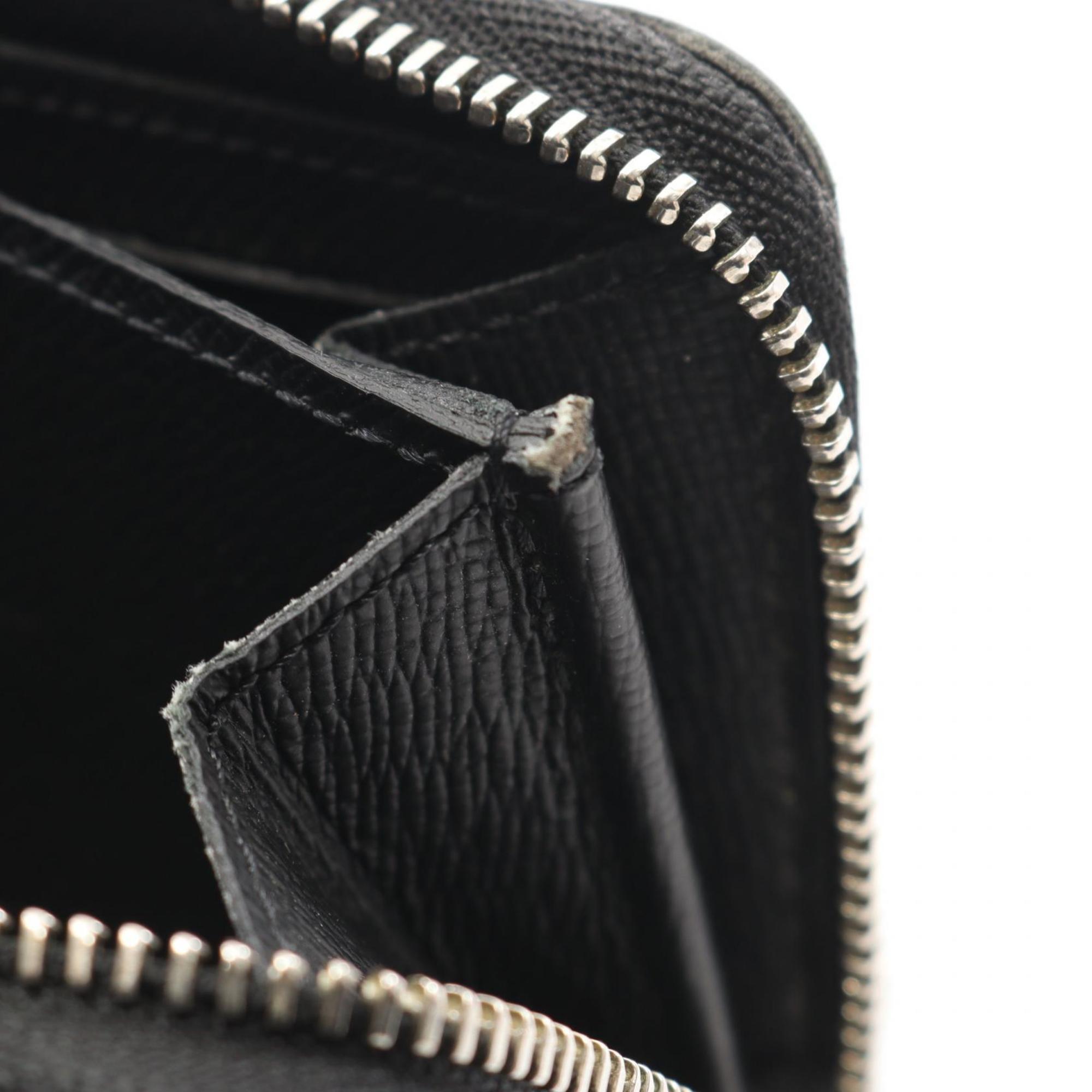 Louis Vuitton Black Taiga Leather Coin Purse/Coin Case (Pre-Owned)