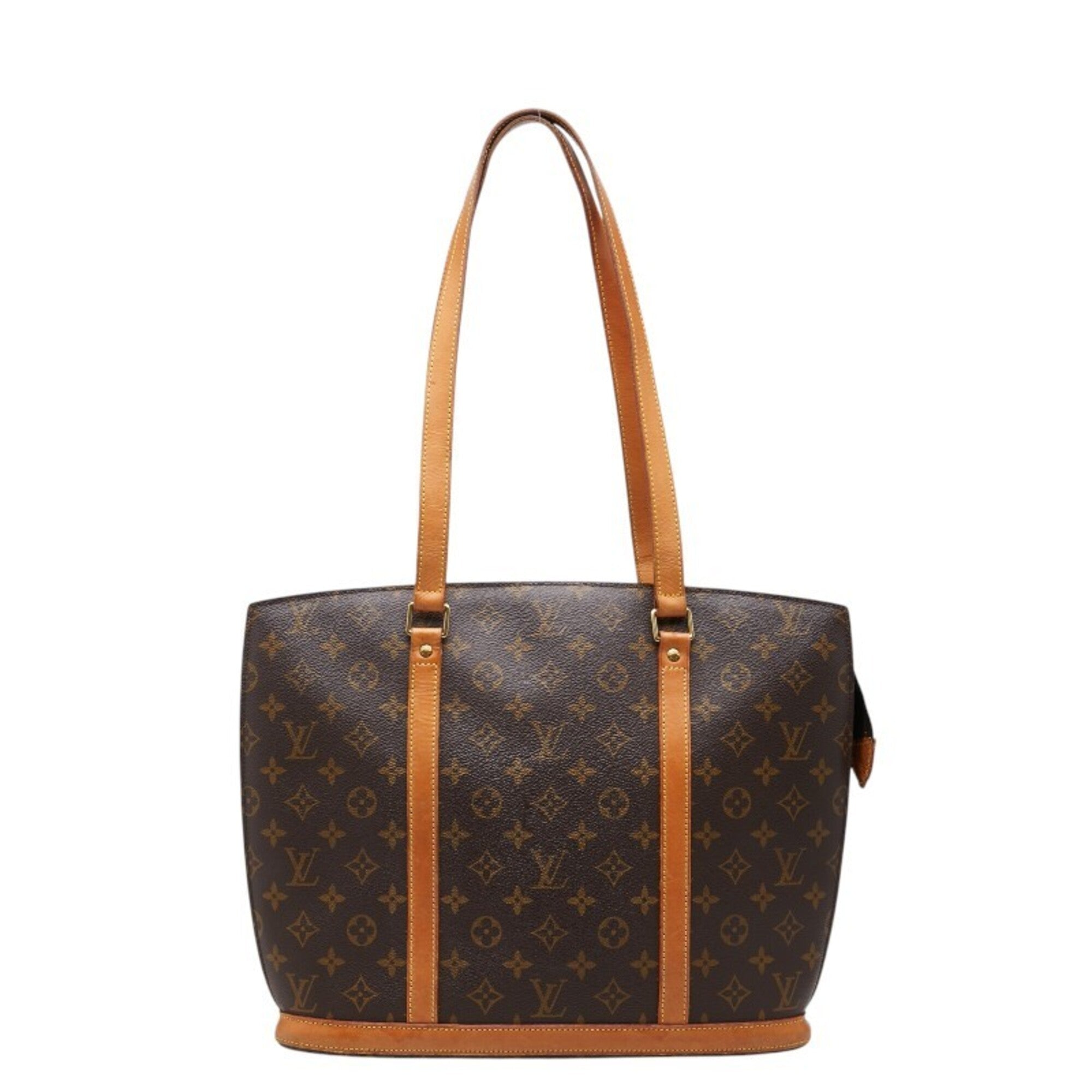 Louis Vuitton Brown Pvc Leather Shoulder Bag Tote Bag (Pre-Owned)