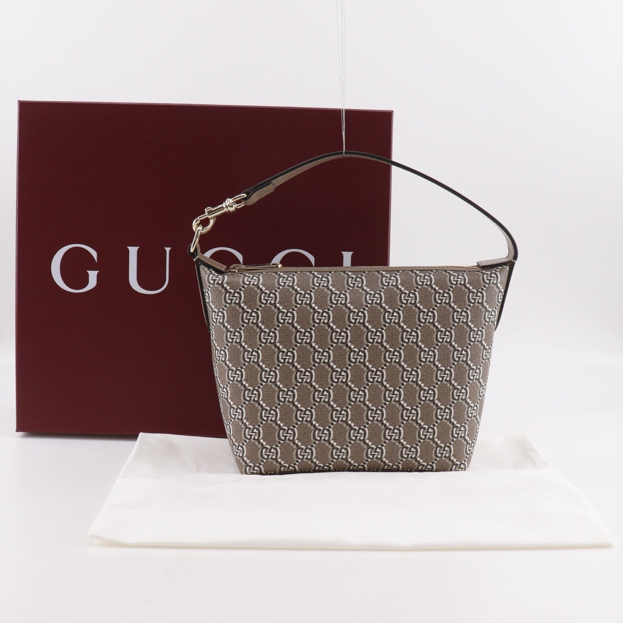 Gucci Brown Pvc Shoulder Bag (Pre-Owned)