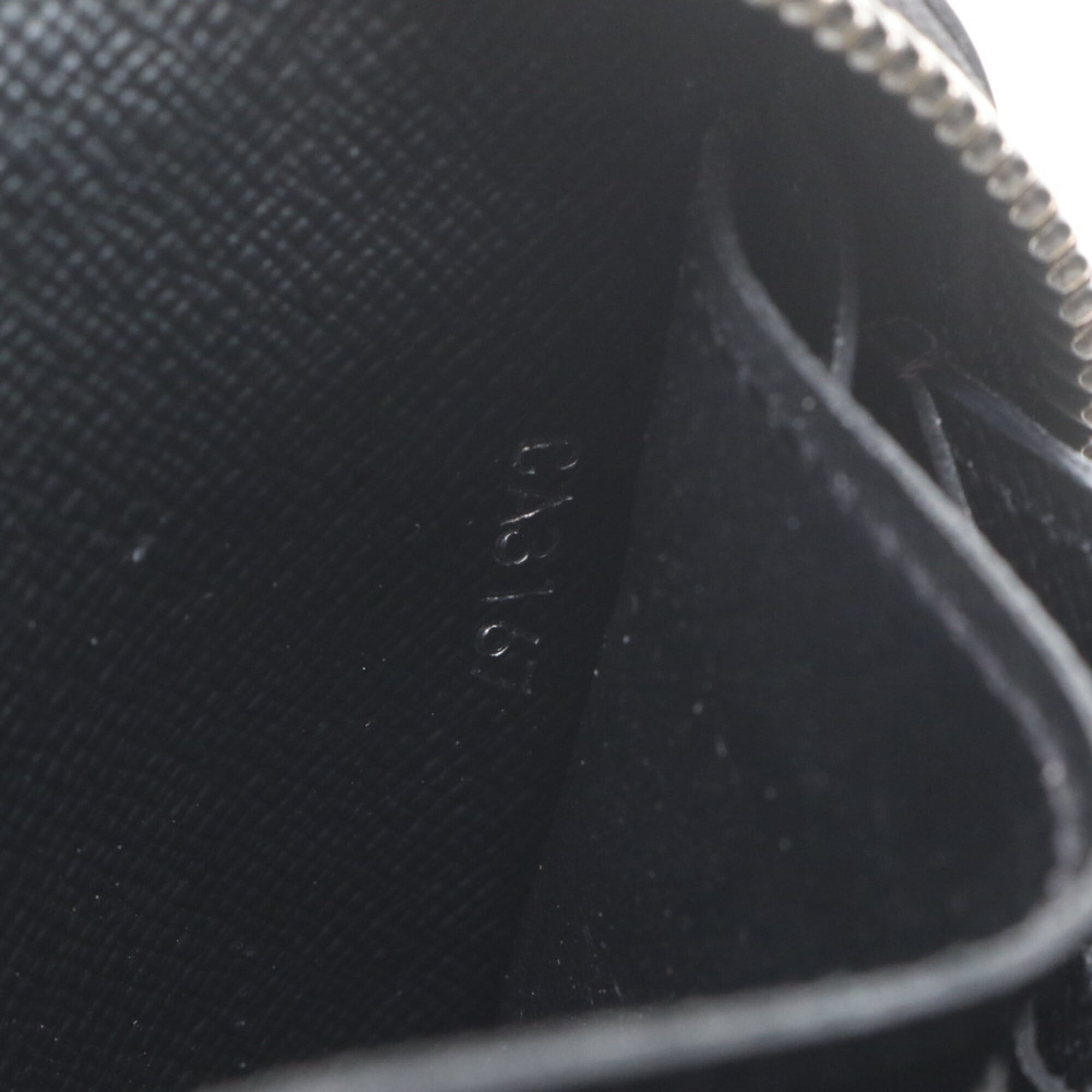 Louis Vuitton Black Leather Coated Canvas Long Wallet (Bi-Fold) (Pre-Owned)