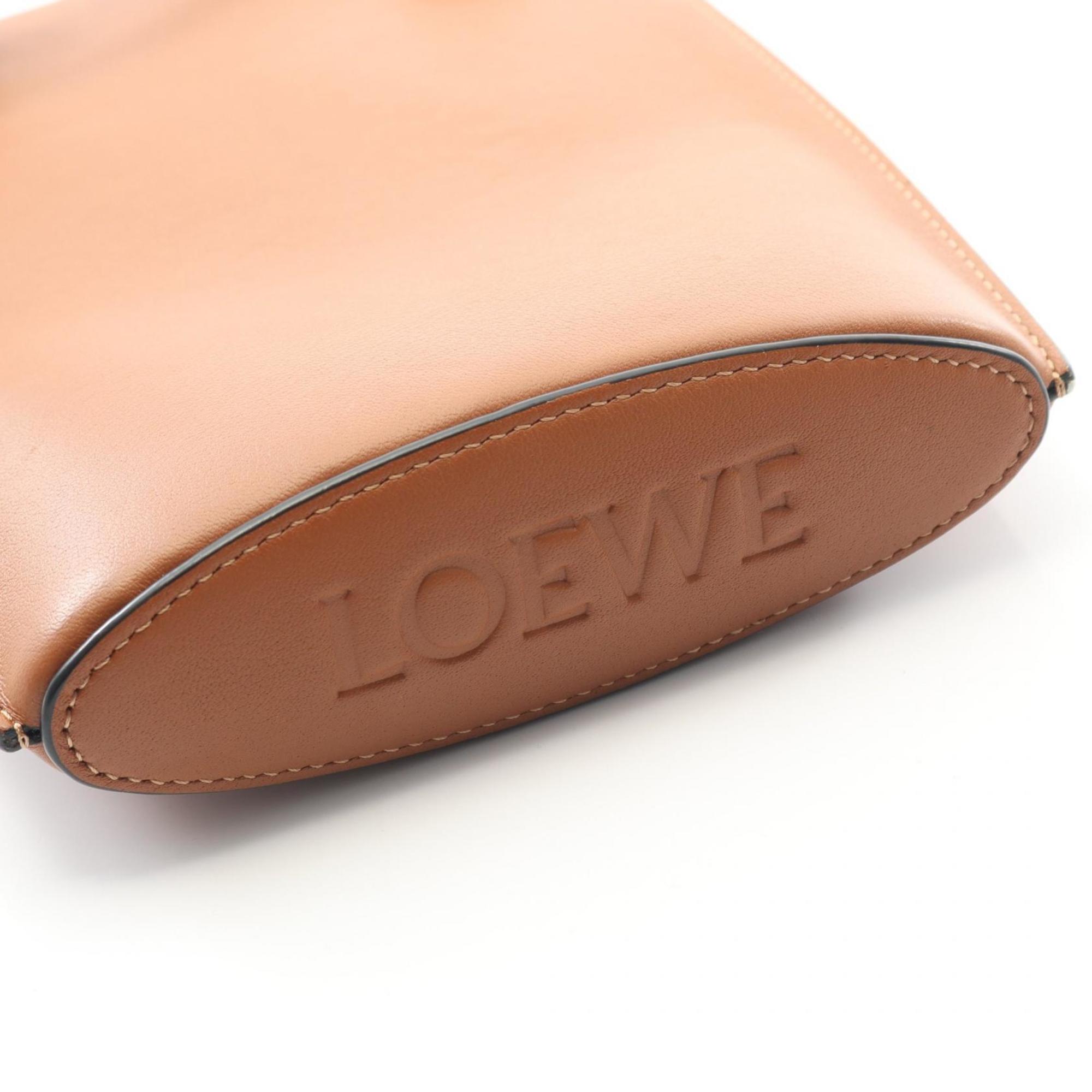Loewe Brown Leather Shoulder Bag (Pre-Owned)