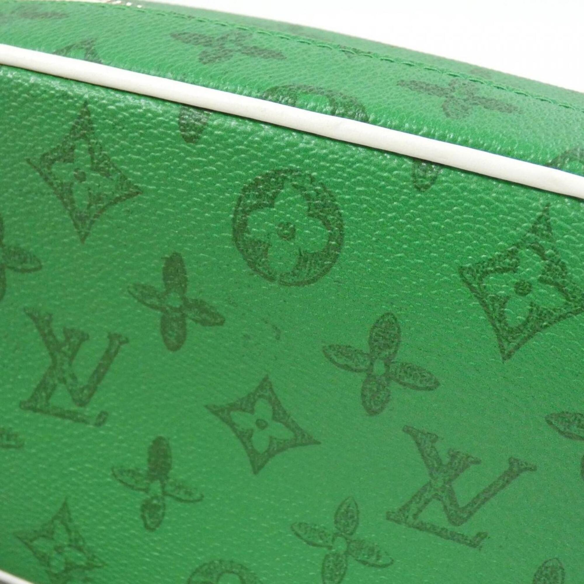 Louis Vuitton Green Vert Coated Canvas Shoulder Bag (Pre-Owned)