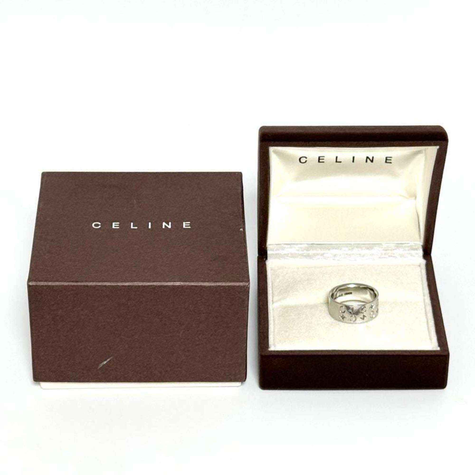 Celine Silver Band Ring (Pre-Owned)