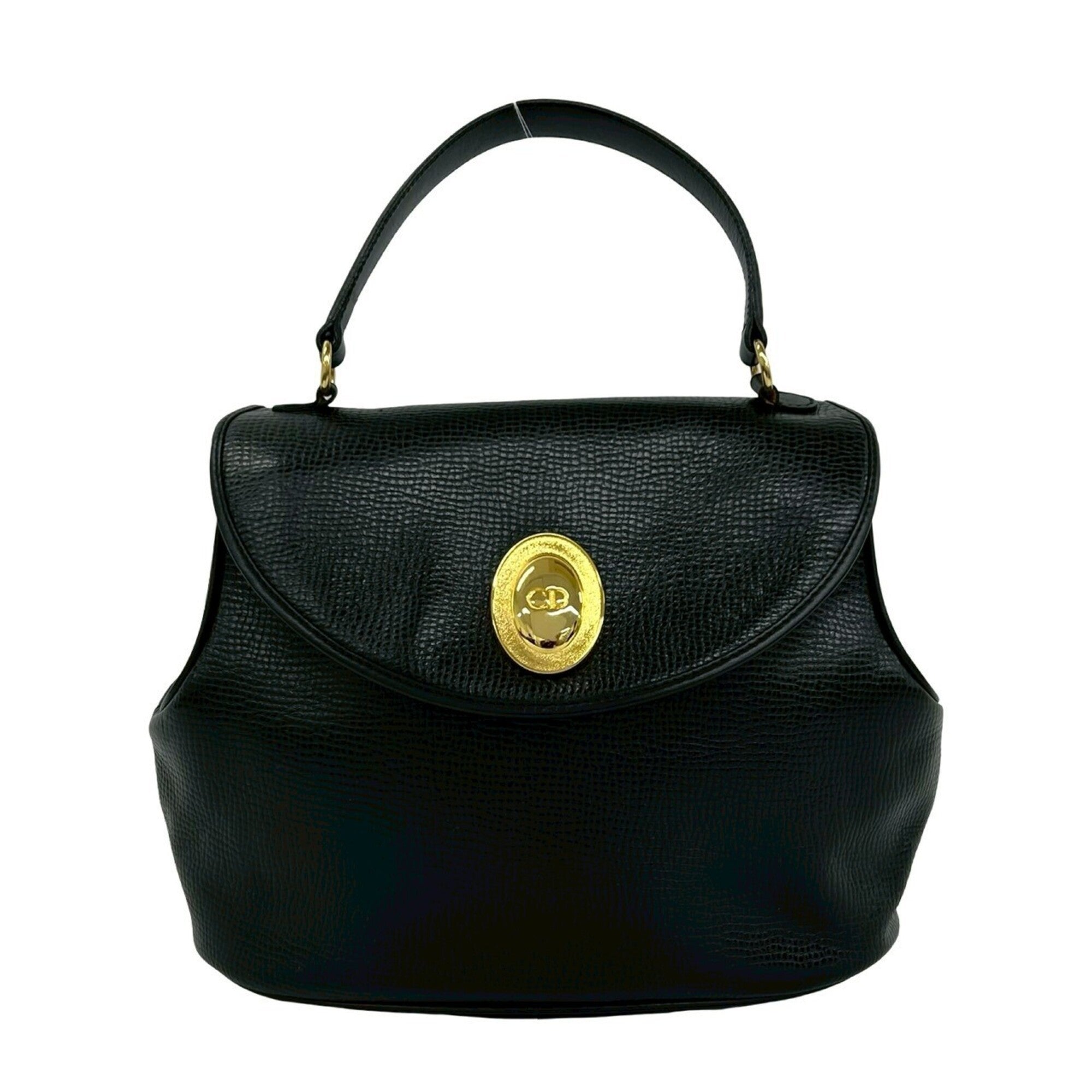 Christian Dior Black Leather Handbag (Pre-Owned)