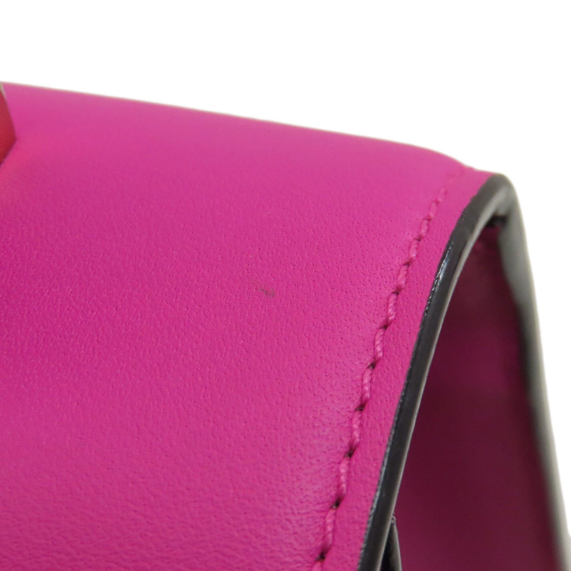 Valextra Pink Leather Handbag (Pre-Owned)