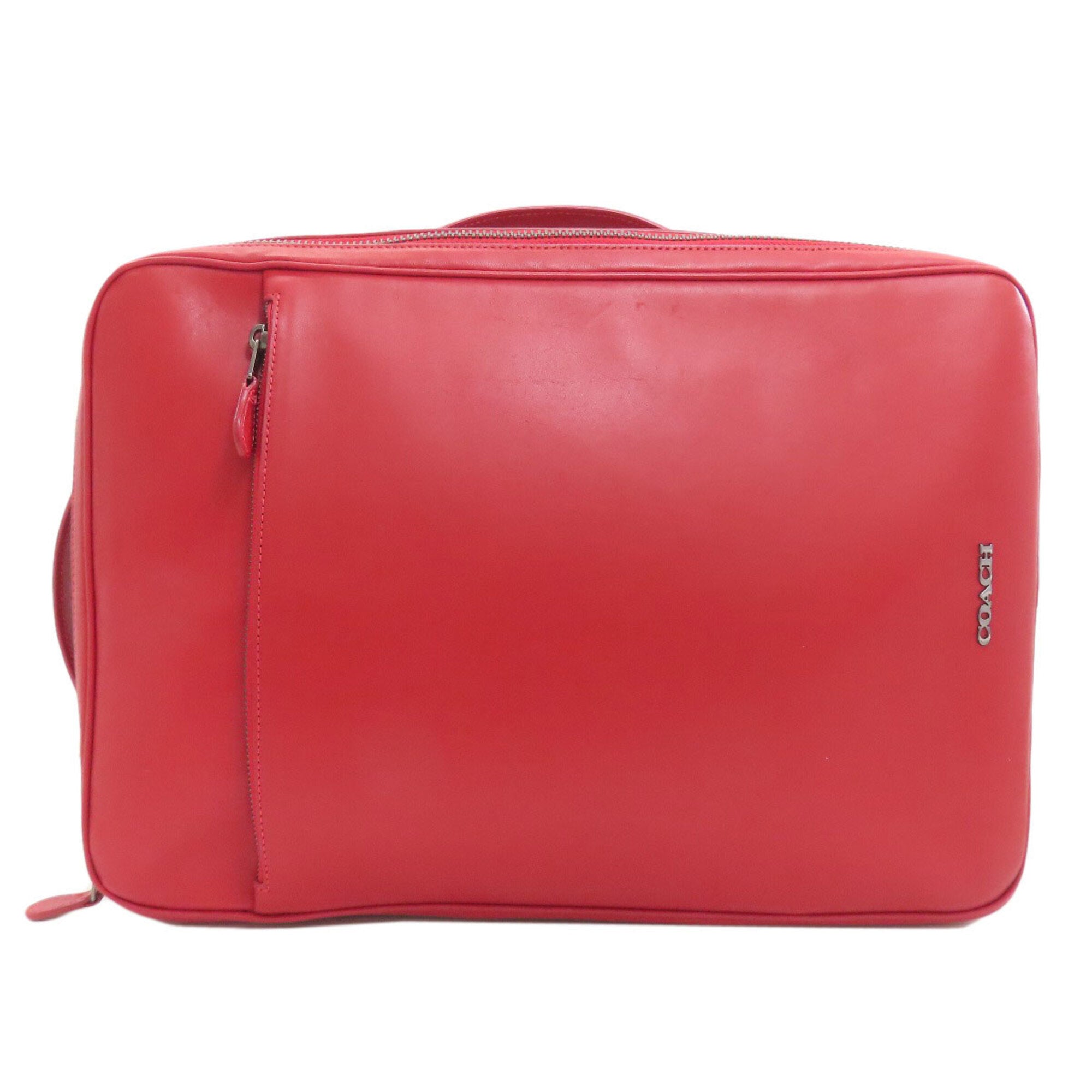 Coach Red Color Leather (Pre-Owned)