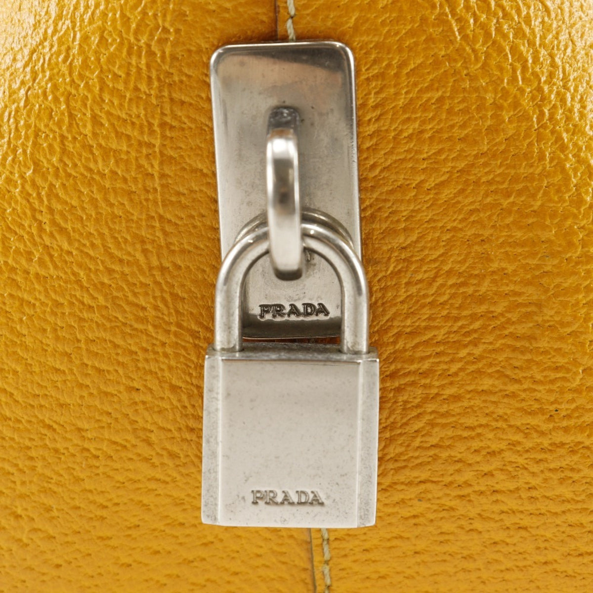 Prada Brown Canvas Boston Bag Tote Bag (Pre-Owned)