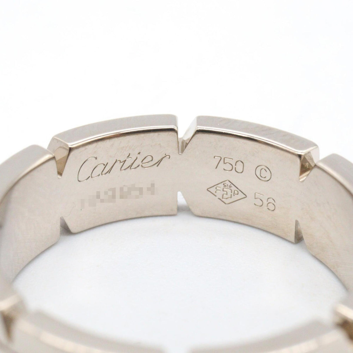 Cartier Silver White Gold (18K) Band Ring (Pre-Owned)