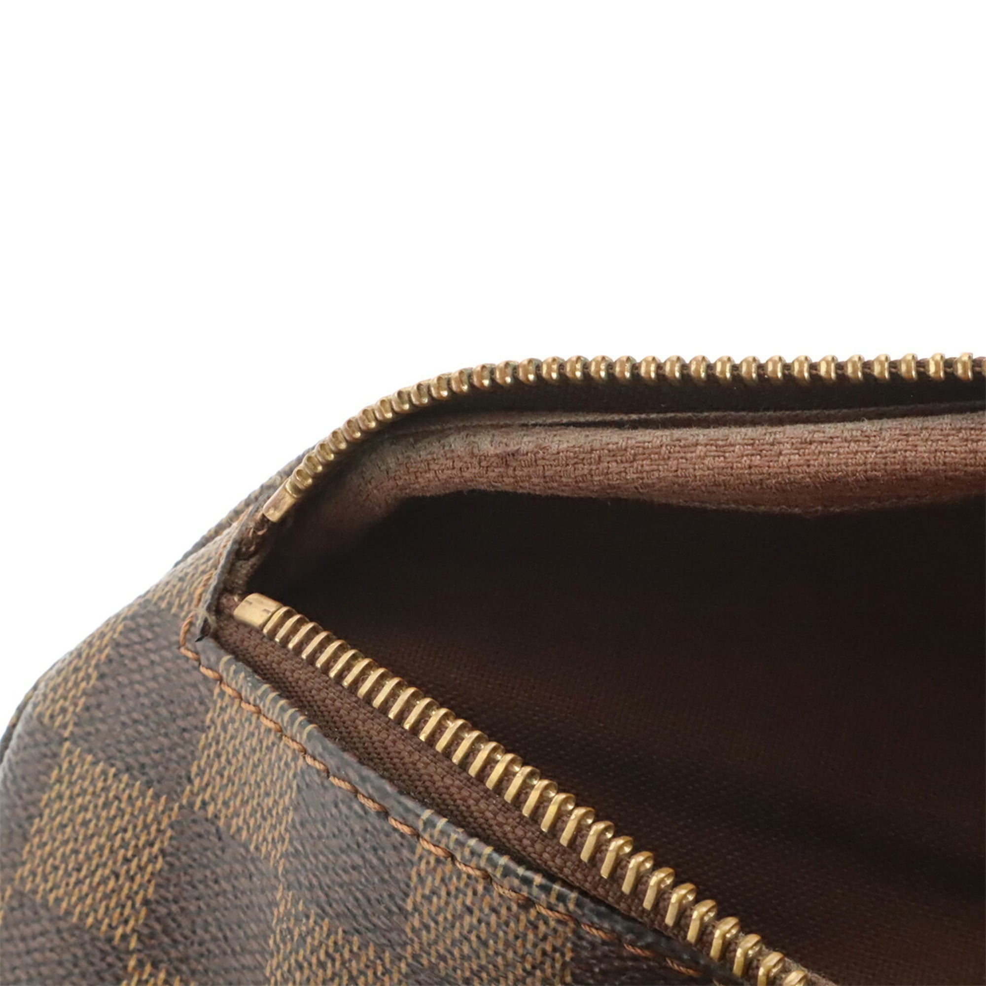 Louis Vuitton Brown Damier Canvas White Damier Canvas Fanny Pack Pouch (Pre-Owned)